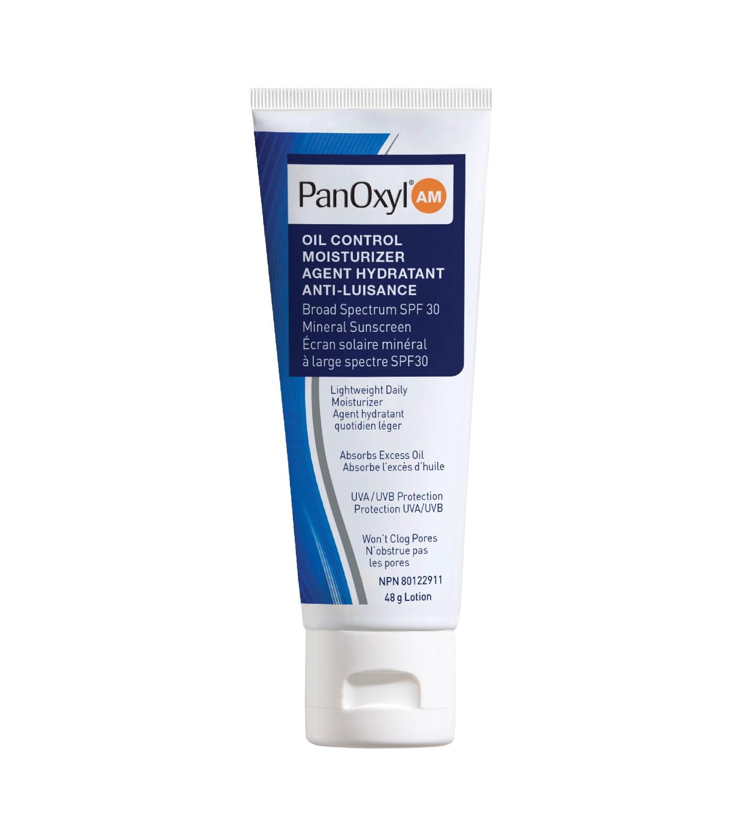 PanOxyl Oil Control Moisturizer SPF 30 Mineral Sunscreen Daily Moisturizer Recommended by U.S. Dermatologists Nourishes Controls Oil to Help Manage Breakouts Matte Finish No White Cast 48g - Buy Online on GoSupps.com