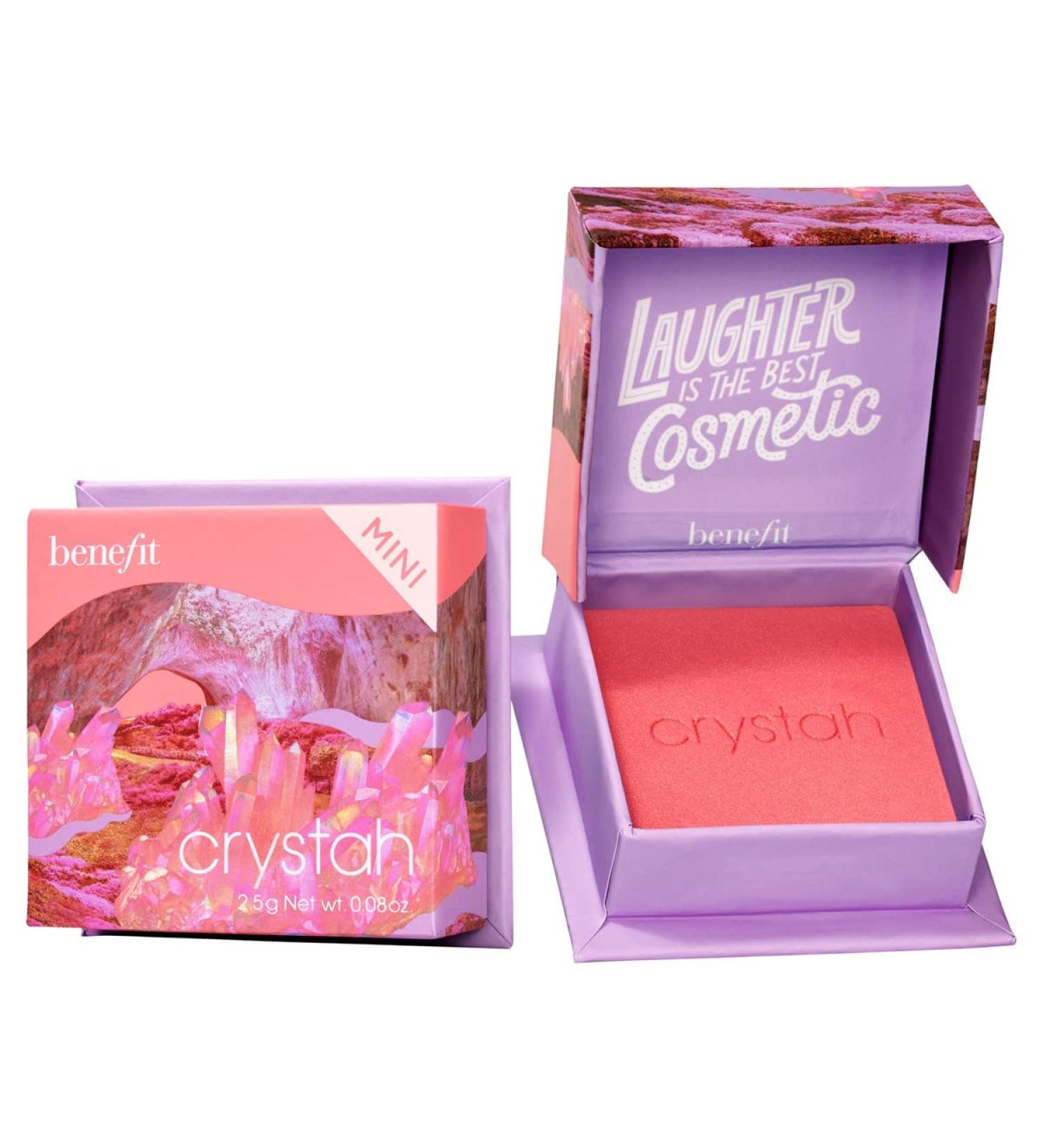 Benefit Travel-Size Blush 2.5g Net wt. 0.08 oz - Crystah Strawberry Pink 2.50g (Pack of 1) - Buy Online on GoSupps.com