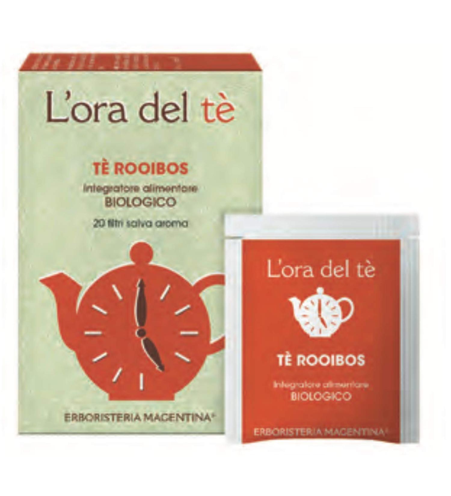 Erboristeria Magentina Erboristeria Magentina - Rooibos Green Tea 20 Filters Saves Aroma - Tea Time