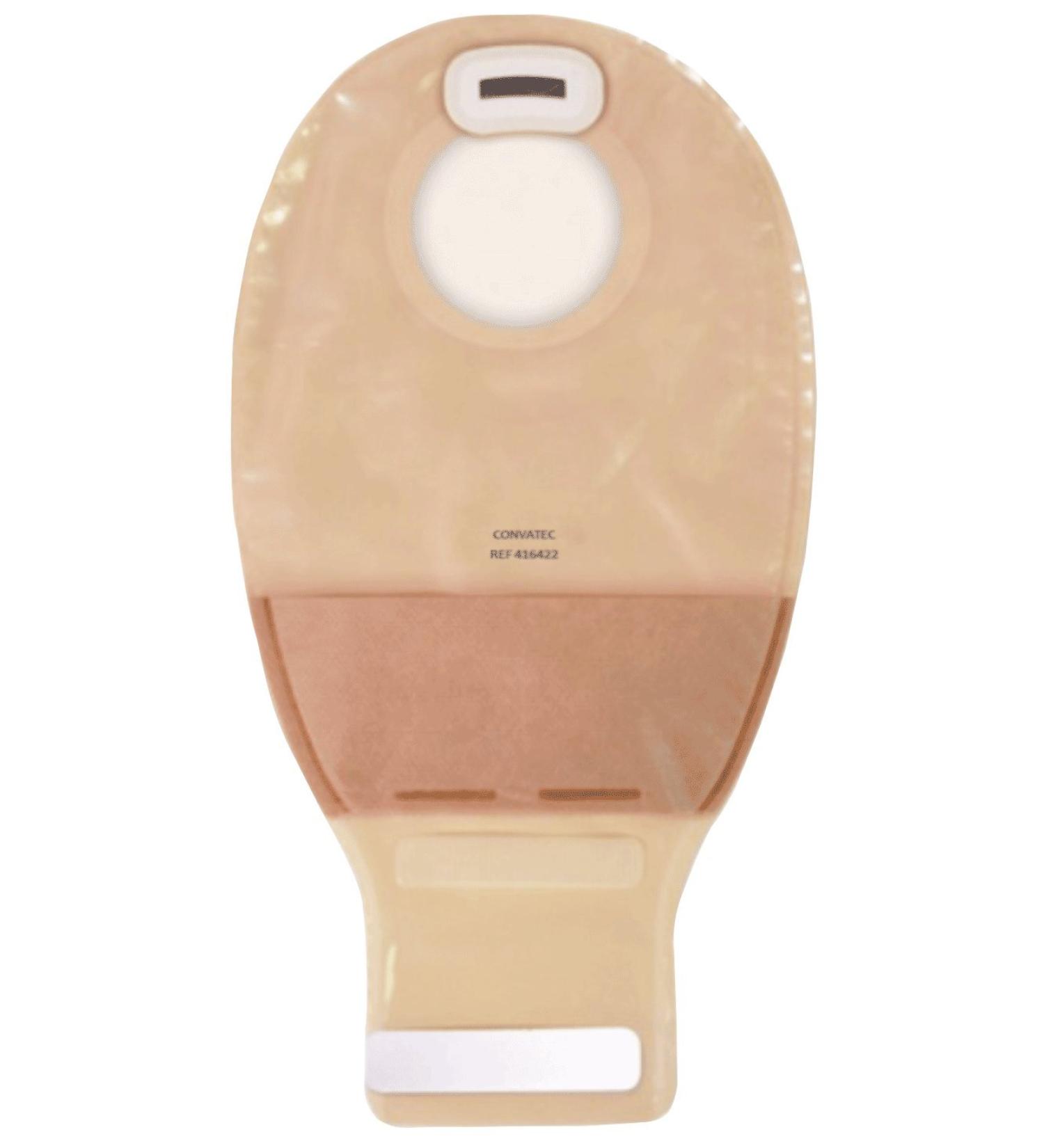 Natura + Drainable Pouch with InvisiClose and Filter Transparent Standard 57mm 2-1/4"