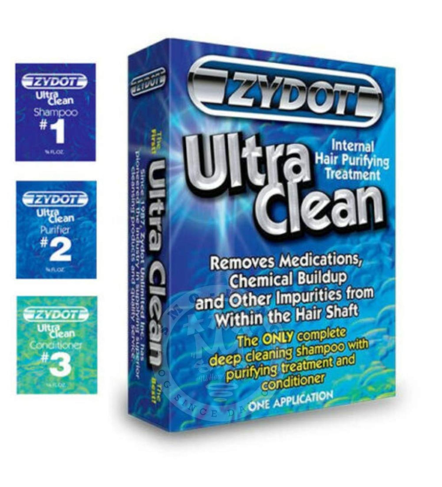 Zydot Ultra Clean Hair Follicle Detox Shampoo & Conditioner Kit