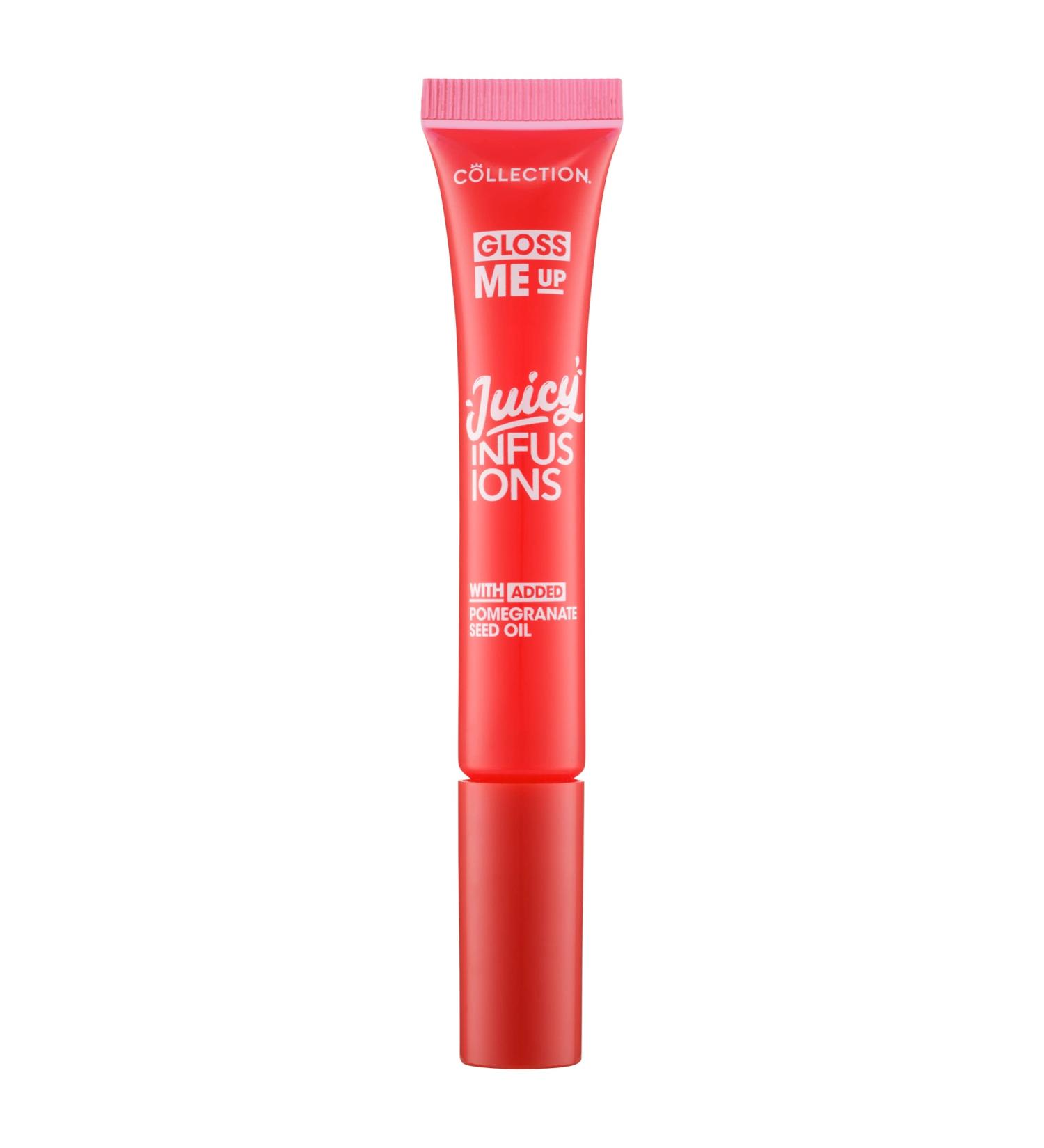 Collection Cosmetics Gloss Me Up Juicy Infusion Pink Lip Gloss with Pomegranate Seed Oil - 9ml Red - Buy Online on GoSupps.com
