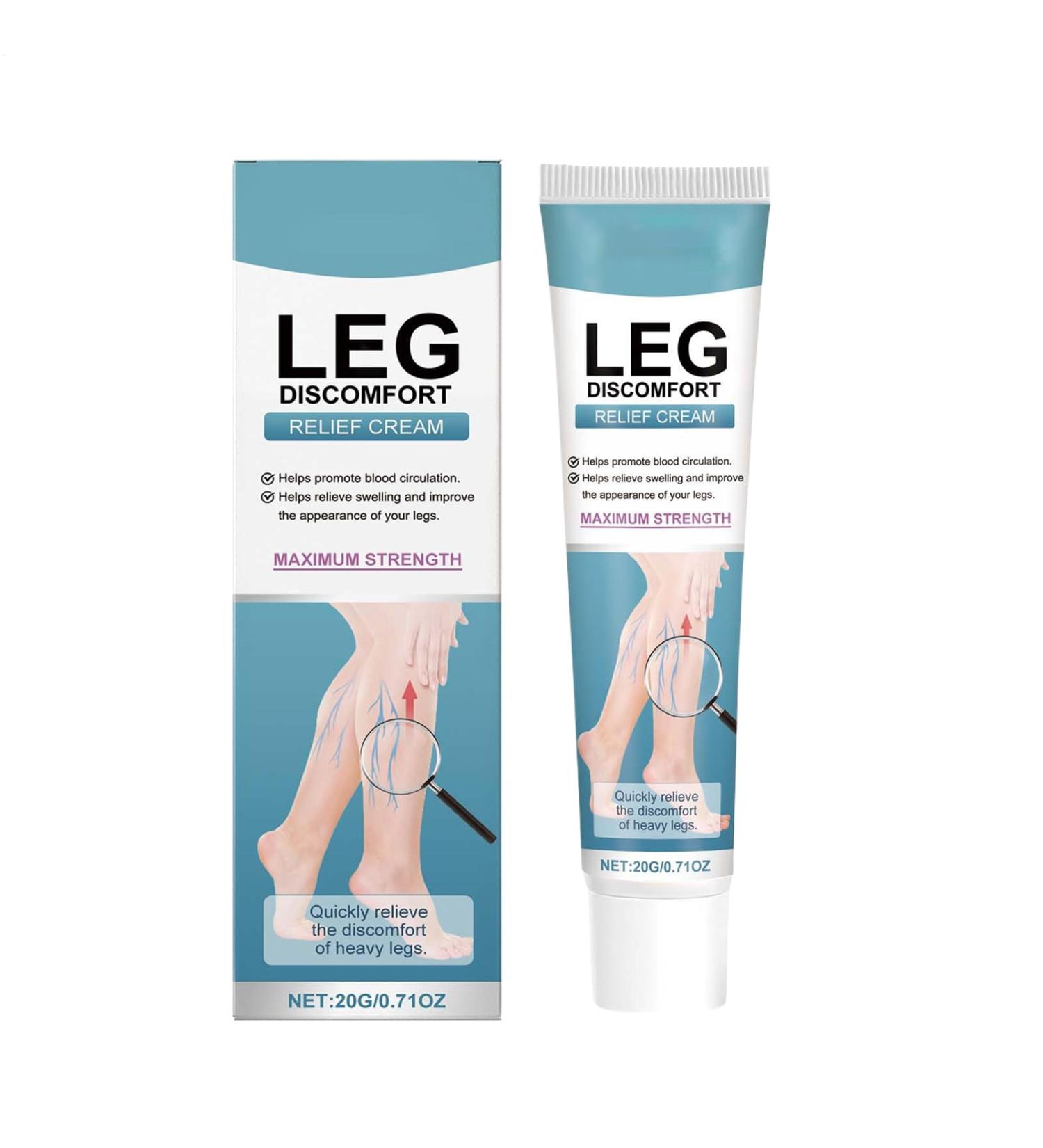 Leg Care Cream | 20g Natural Calf Relief Cream | Natural Calf Relief Lotion for Outdoor Activities Hiking Sports Walking and Travel - Buy Online on GoSupps.com