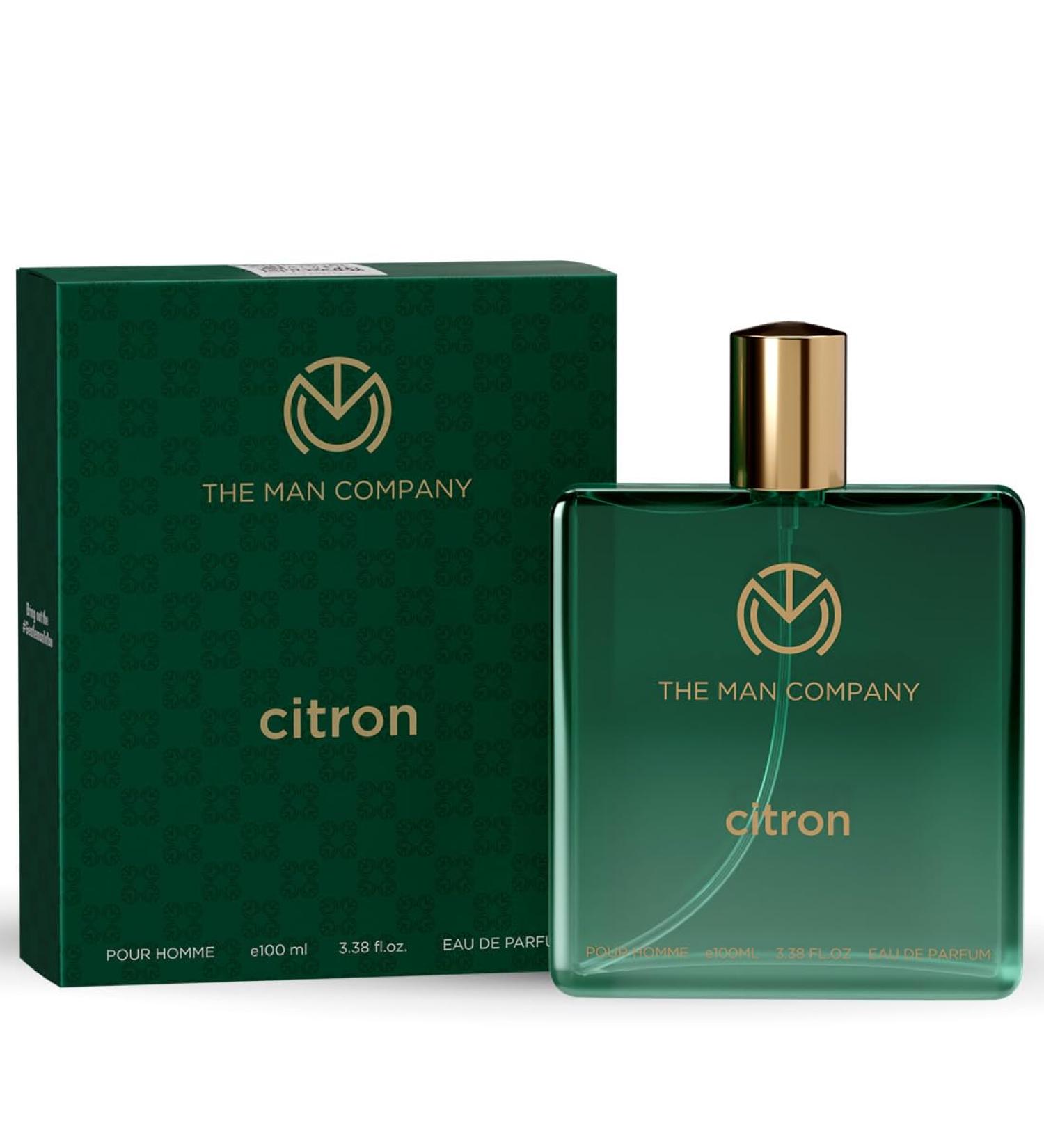 The Man Company Citron Perfume for Men - 100ml | Premium Long-Lasting Fragrance Eau De Parfum | Gift For Him - Buy Online on GoSupps.com
