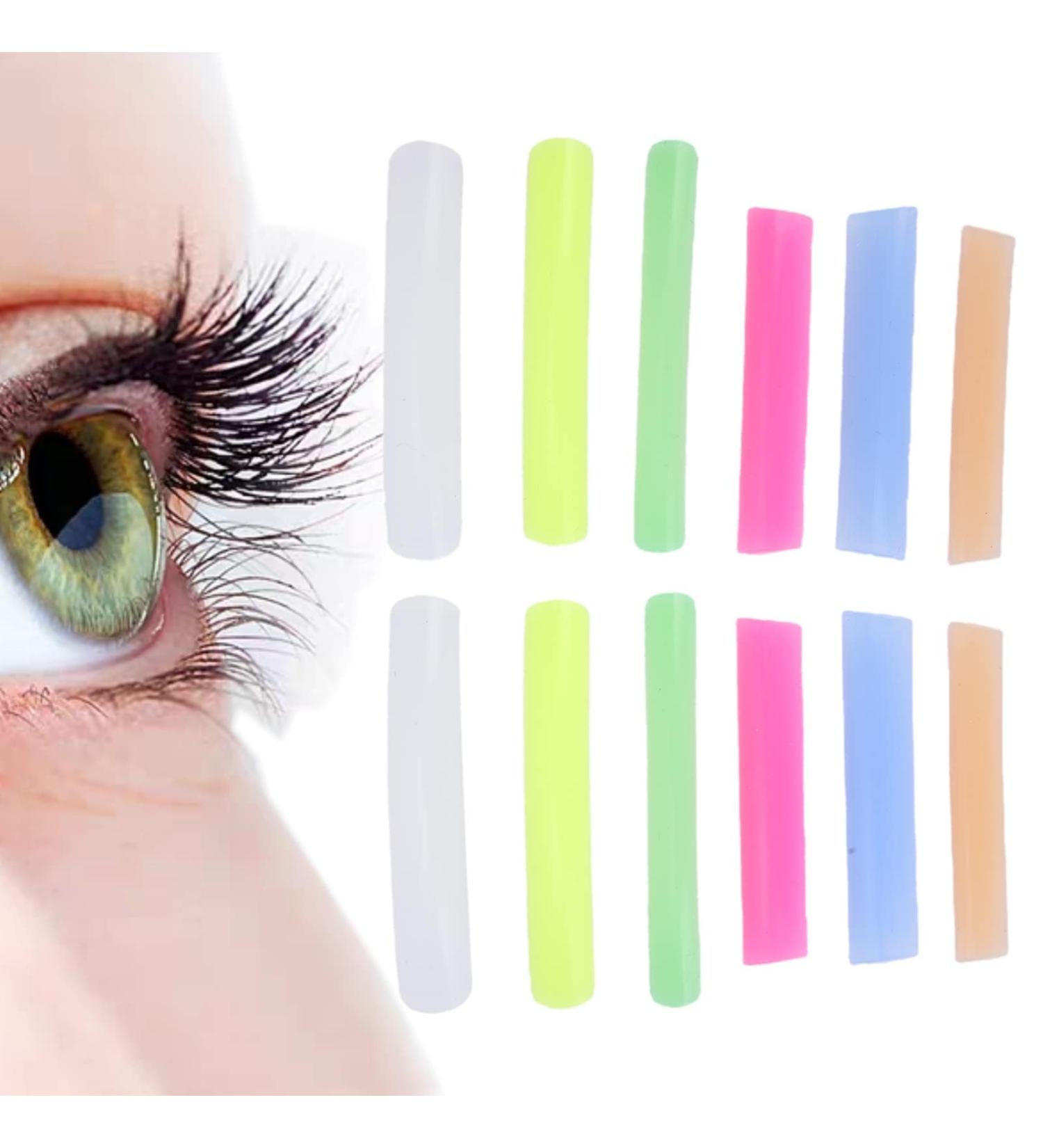 6 Pairs Reusable Silicone Eyelash Lifting Pads - Colorful Eyelash Curlers for Makeup & Beauty Salons (S/M/L) - Buy Online on GoSupps.com
