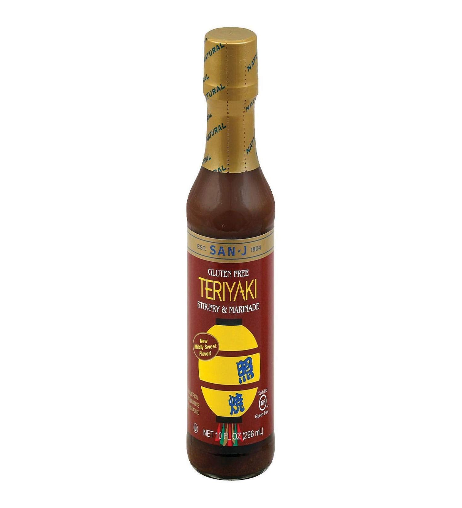 SAN J SAUCE TERIYAKI GF 10OZ Teriyaki 10 Fl Oz (Pack of 1)