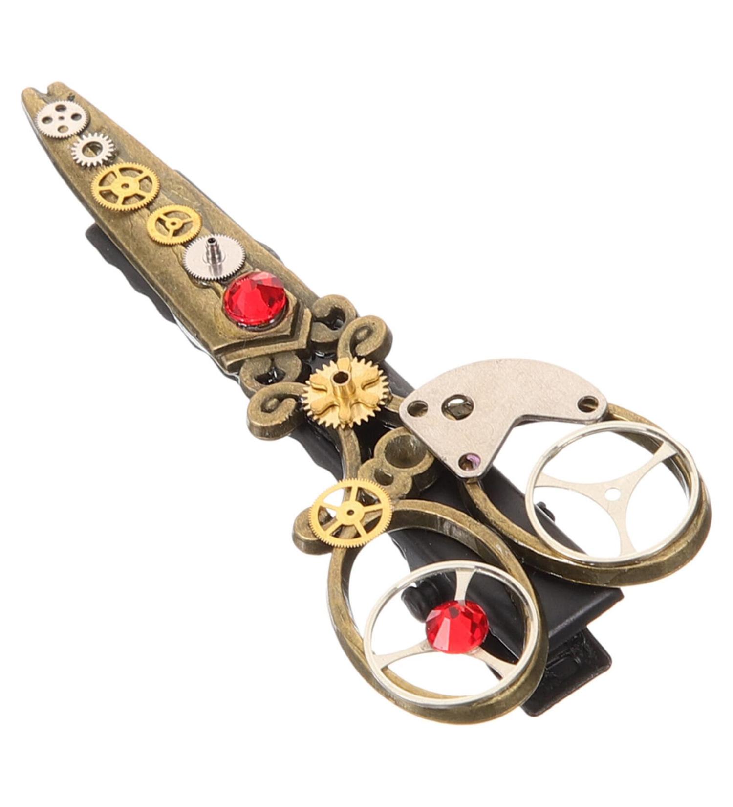 Beaupretty Steampunk Hair Clip Gear Scissor Hair Clip Decorative Hair Clip Punk Hair Clip Gothic Vintage Hair Clip Retro Barrette Lolita Hair Clip - Buy Online on GoSupps.com