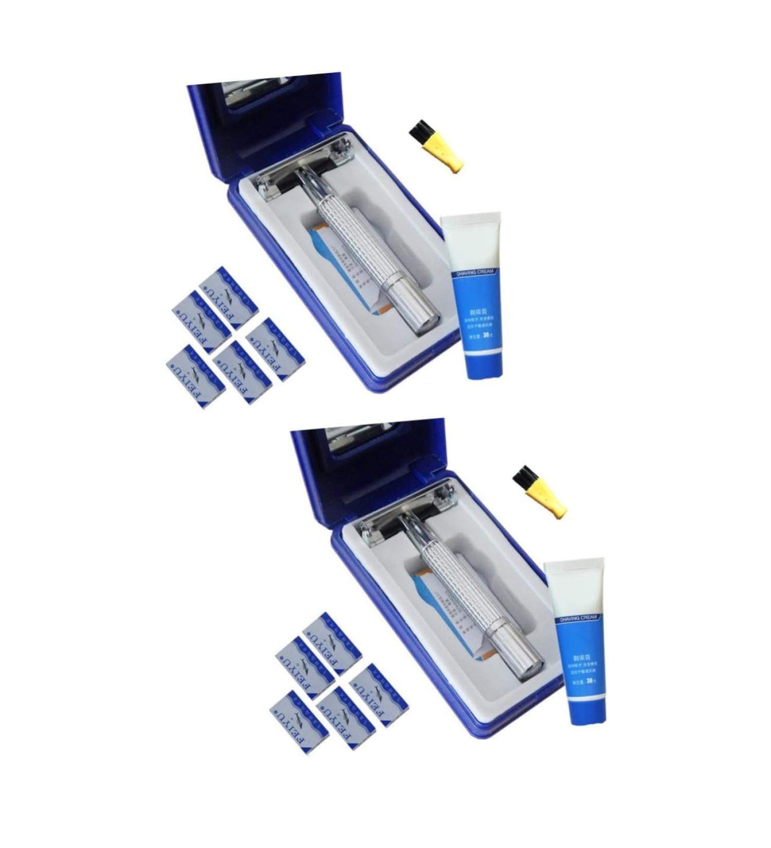 Beavorty 2-in-1 Men's Facial Razor | Travel-Friendly Electric Shaver for Smooth Skin | Secured Handheld Razor for Men - Buy Online on GoSupps.com