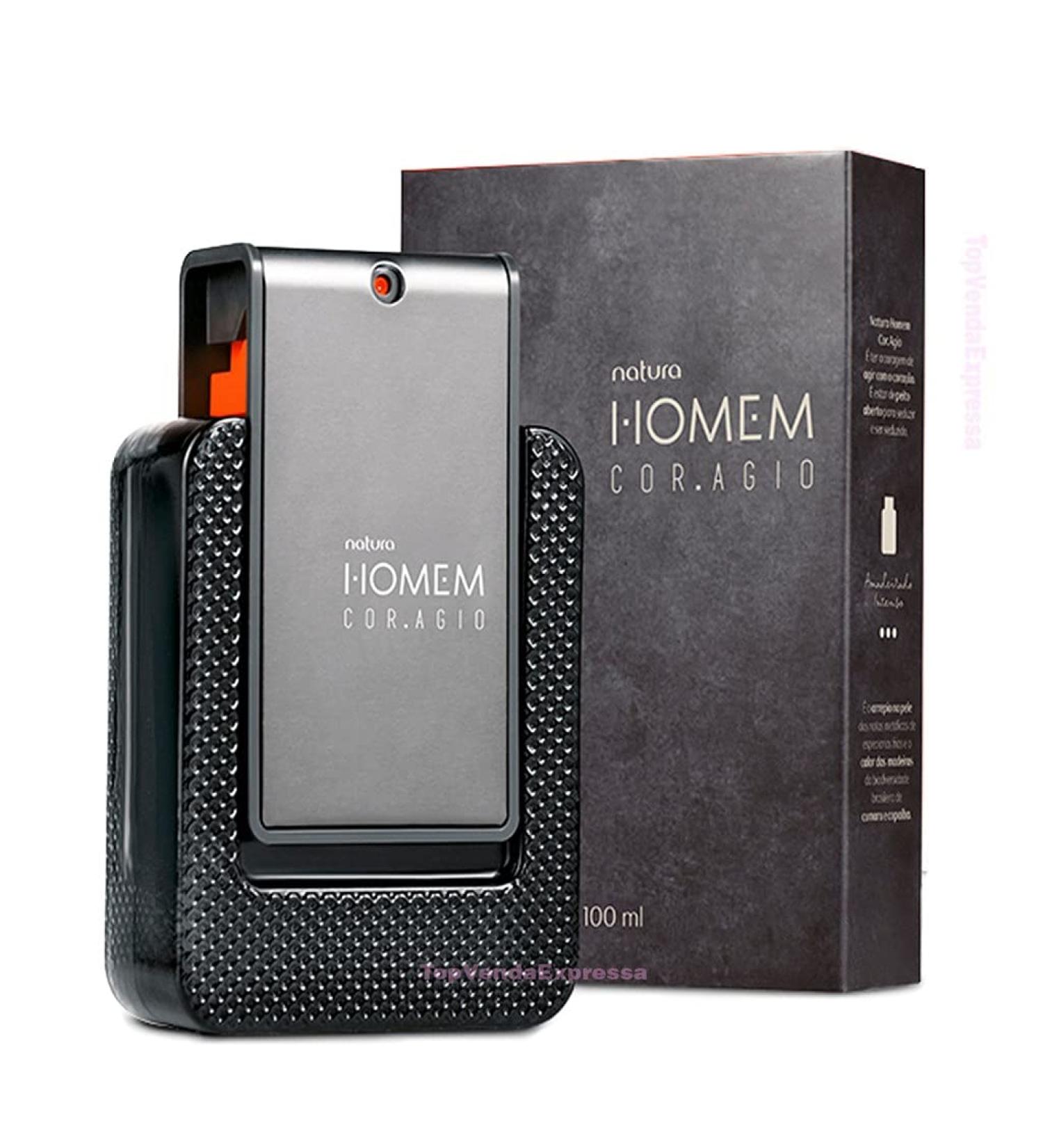 Natura - Linha Homem - Deo Parfum Cor.Agio 100 Ml - (Natura - Men Collection - Cor.Agio Eau De Parfum 3.38 Fl Oz) - Buy Online on GoSupps.com