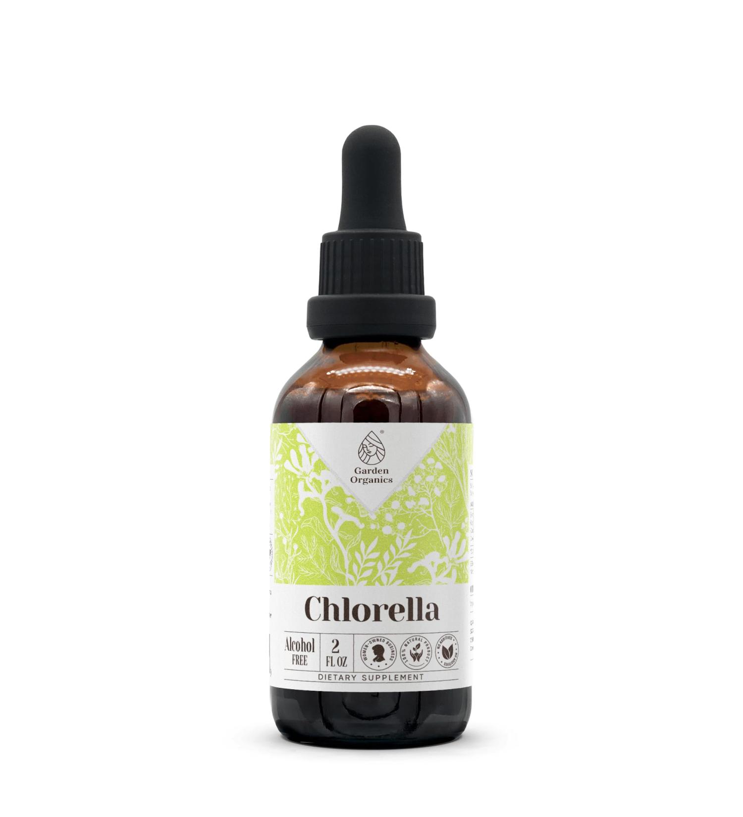 Chlorella Alcohol-Free Natural Tincture Extract Immune System Booster Liquid Drops Made from 100% Chlorella (pyrenoidosa) Dried Algae (2 fl oz) 2 Fl Oz (Pack of 1) - Buy Online on GoSupps.com