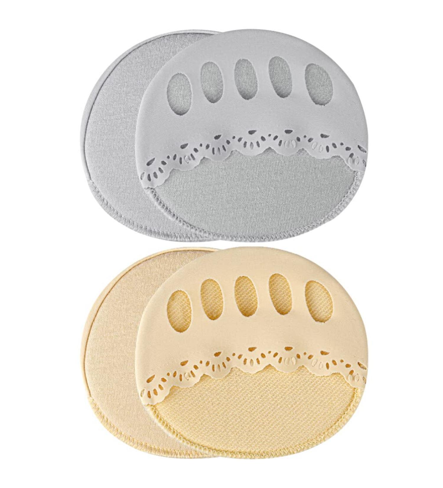 Buy Healvian Tabi Socks - 2 Pairs High Heel Half Socks with Forefoot Pad | Women's Soft Cotton Heel Protector Pads for Comfort & Style - Buy Online on GoSupps.com