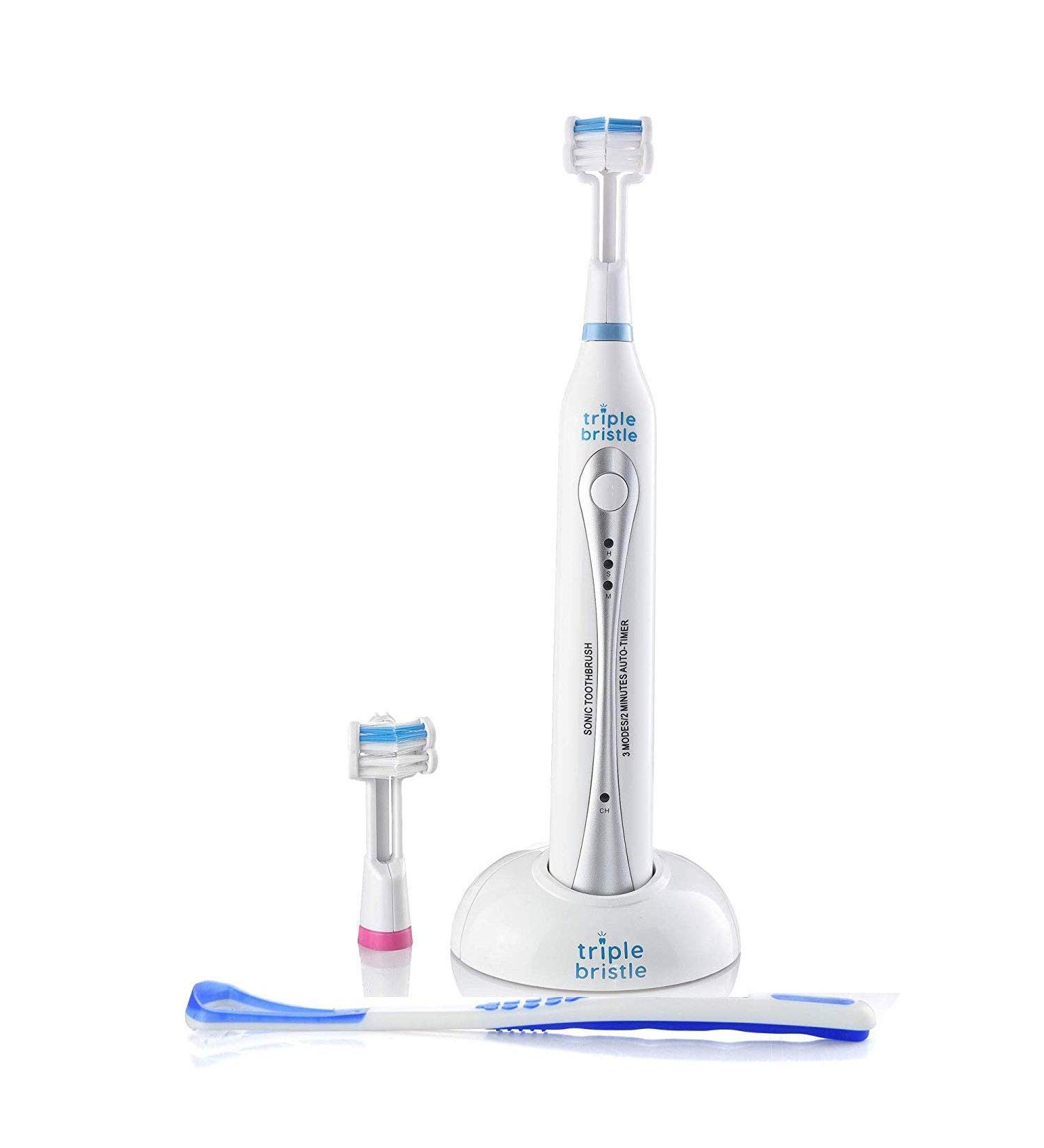 Buy Original Sonic Toothbrush + Pink Replacement Heads 2pk - Fast International Shipping - Buy Online on GoSupps.com