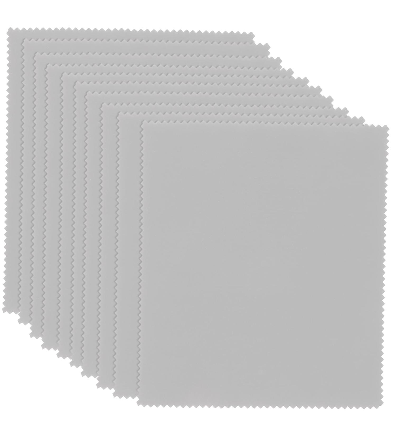 FRCOLOR 20pcs Glasses Cleaning Cloth - Ultra Soft Lens Cleaner for Eyeglasses Electronics & More - 17.5x14.5CM Grey - Buy Online on GoSupps.com