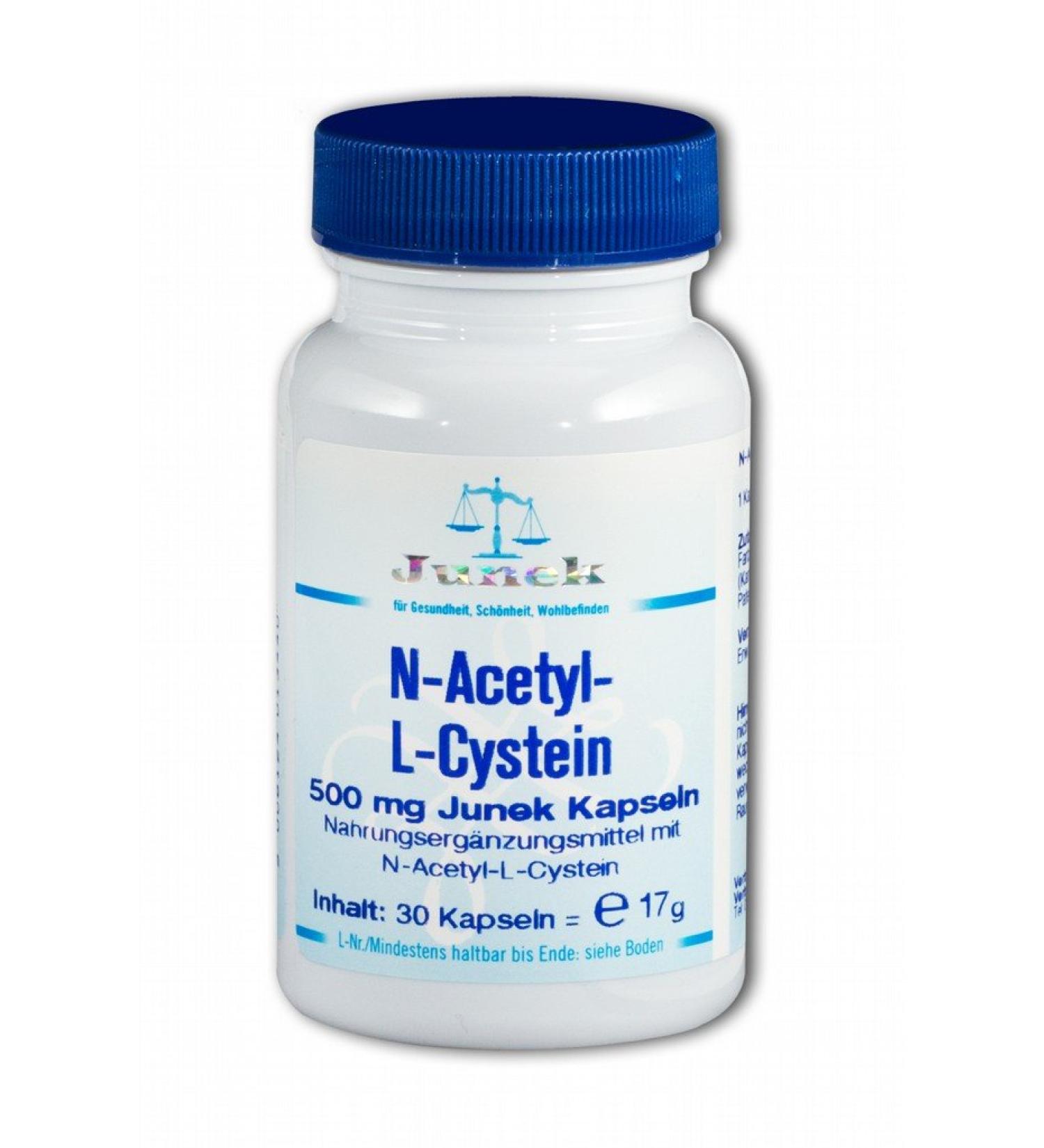 Junek N-Acetyl-L-Cysteine 500 mg capsules 1 pack (1 x 90 pieces)