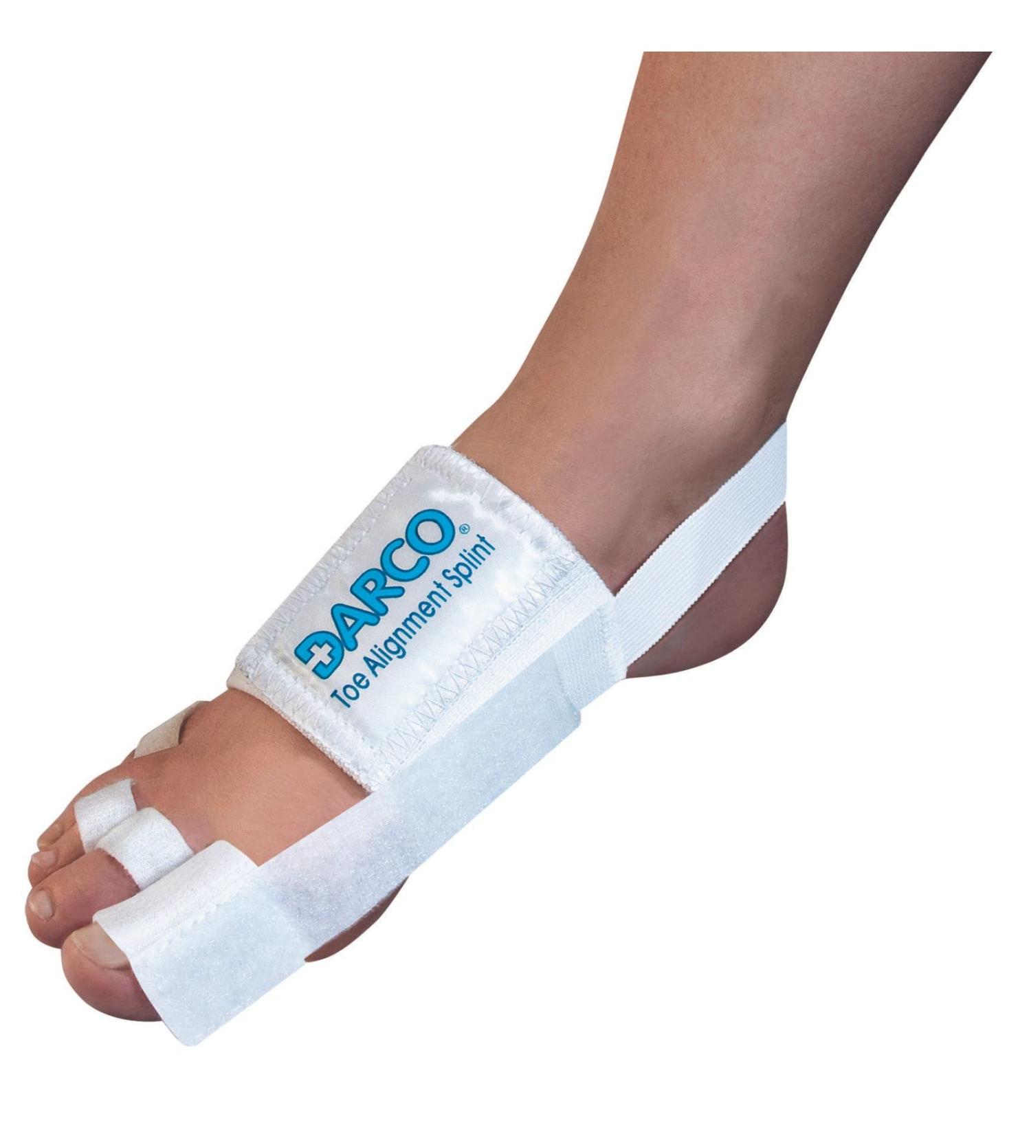 Darco Low Profile Toe Brace - One Size White | Comfort & Support for Fast Recovery | International Shipping Available - Buy Online on GoSupps.com