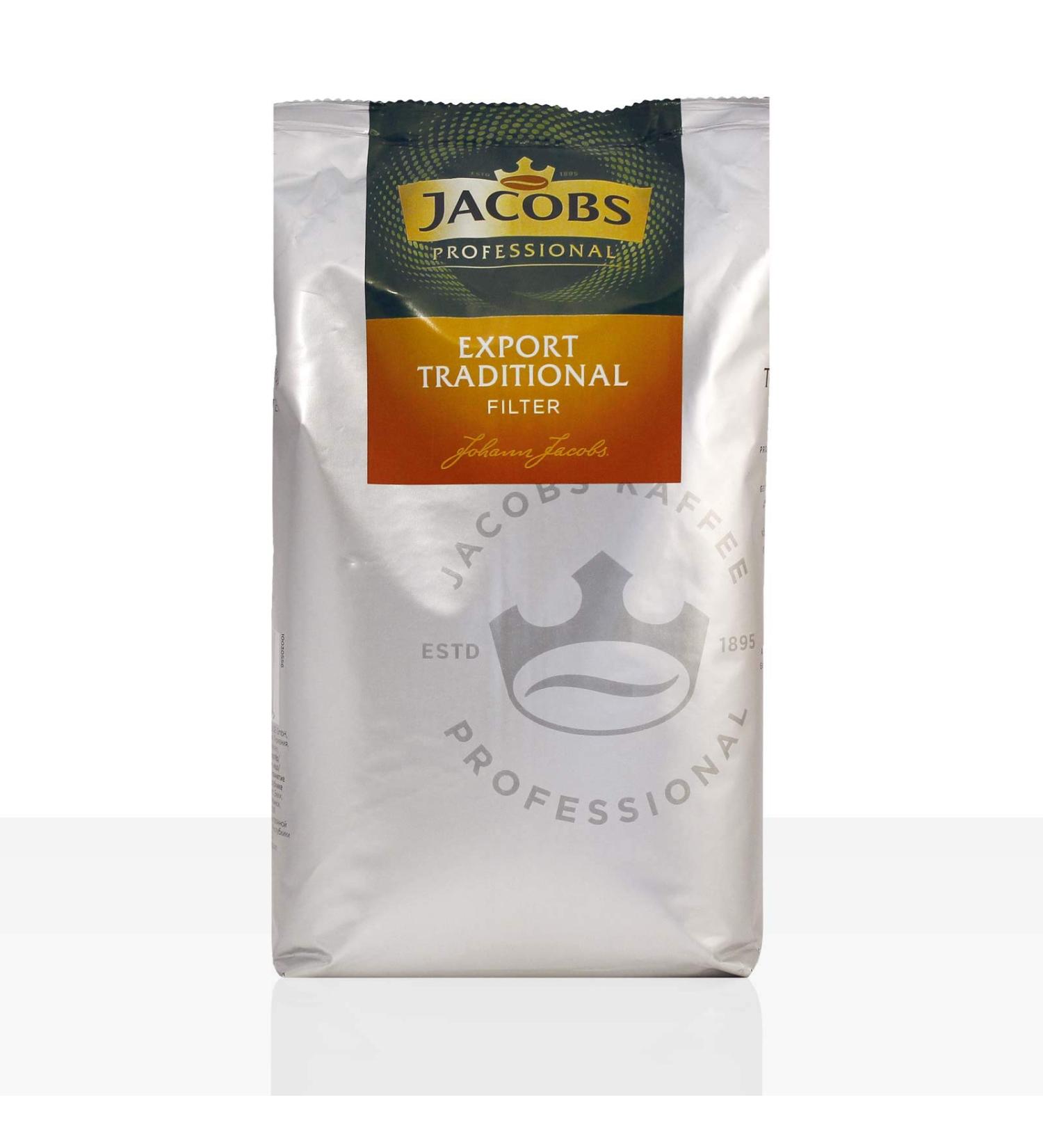 Jacobs Jacobs Export Traditional Filter Coffee 1 kg of rich and spicy aromatic ground coffee
