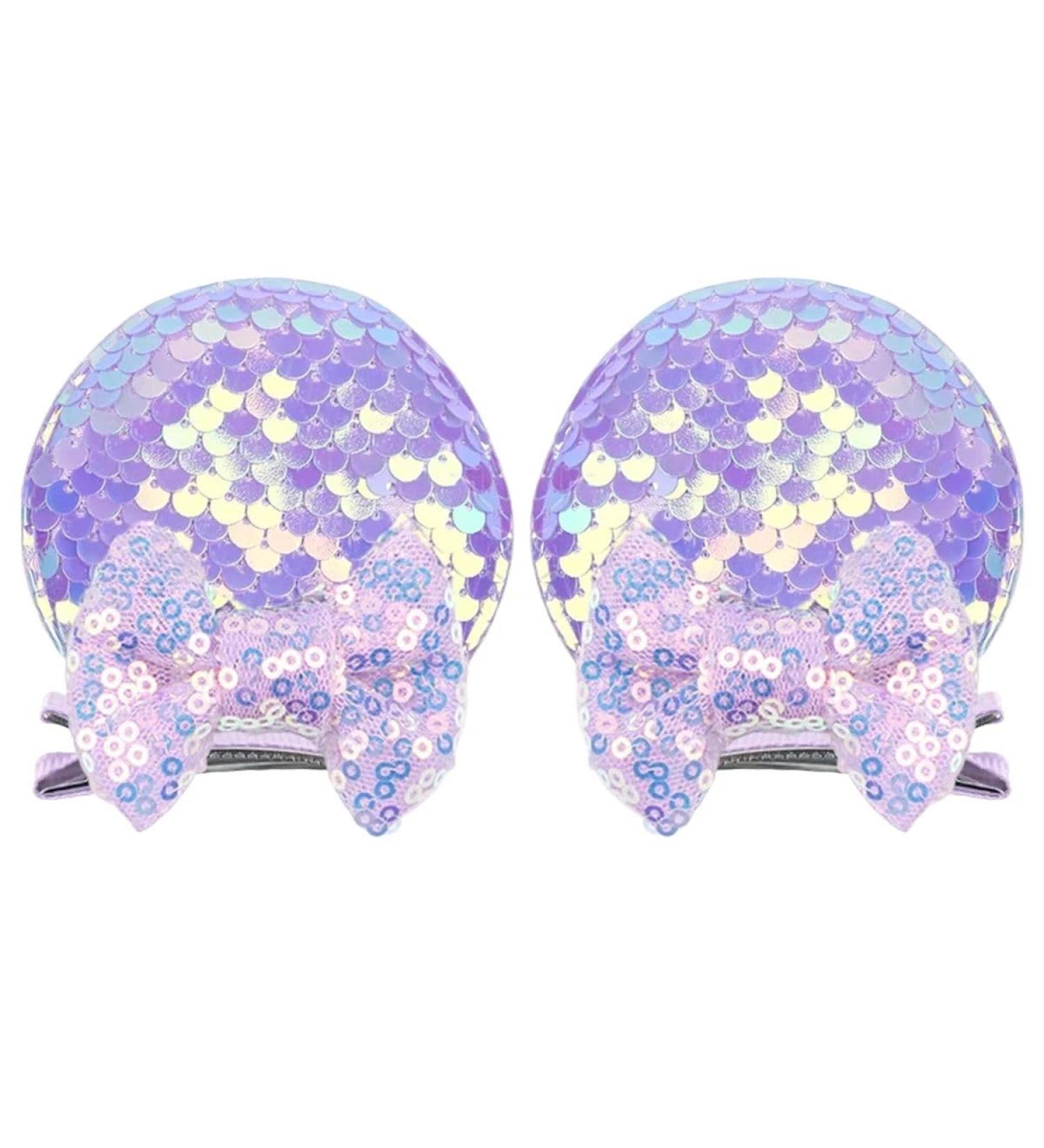 New 2025 Cute Glitter Mouse Ears Bow Hair Clips Festival Hairpins Party Gift Barrettes New For Fashion Hair Accessories Jewelry Fashion Accessories Creative Gift - Buy Online on GoSupps.com