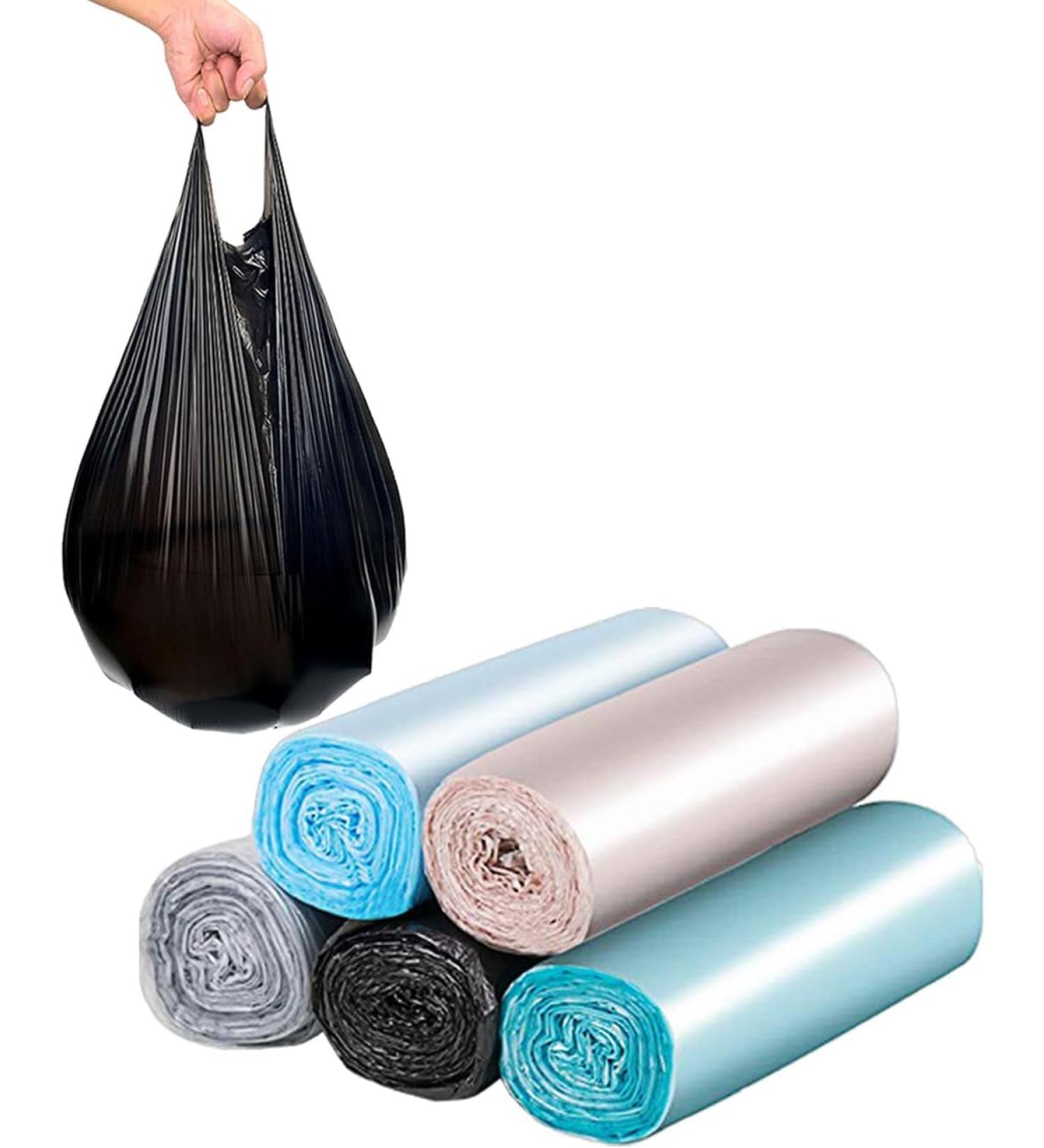 Portable Trash Bags Small Rubbish Bags Colourful Plastic Garbage Bags 5 Rolls/100 Counts - Buy Online on GoSupps.com
