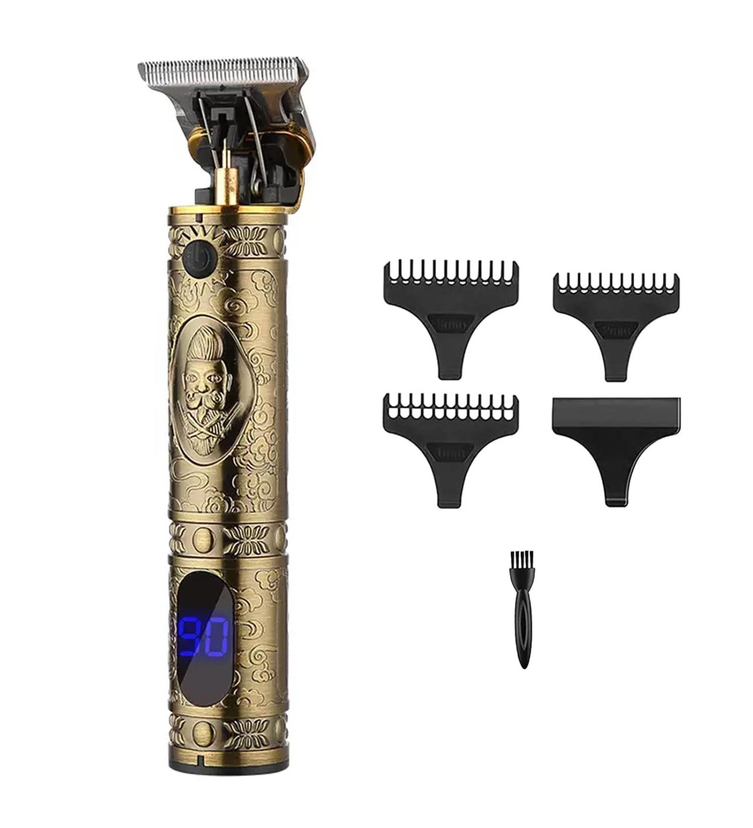 Professional Hair Trimmer & Clippers for Men | Zero Gapped T-Blade Shaver & Grooming Kit with LCD Display | Perfect Gifts for Fathers & Boys - Buy Online on GoSupps.com