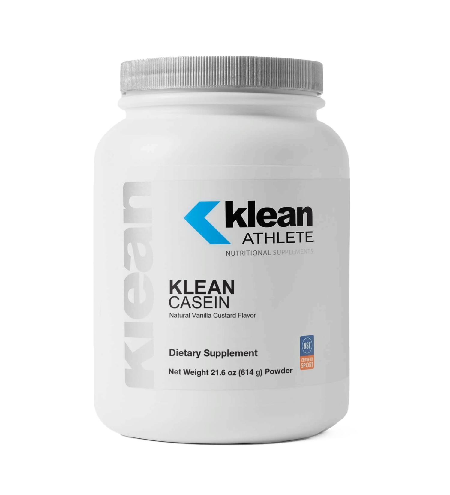 Klean Athlete | Klean Casein Protein | Designed to Help with Recovery and Reduce Muscle Breakdown.* | NSF Certified for Sport | 21.6 Ounces | Natural Vanilla Custard Flavor - Buy Online on GoSupps.com