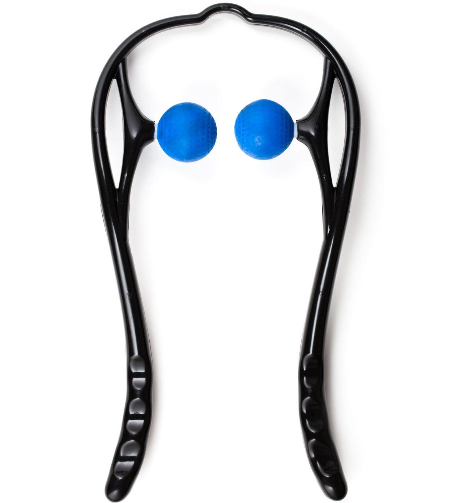 LuxFit Neck Massager - Shiatsu Deep Tissue Trigger Point Manual Self-Massage - Buy Online on GoSupps.com