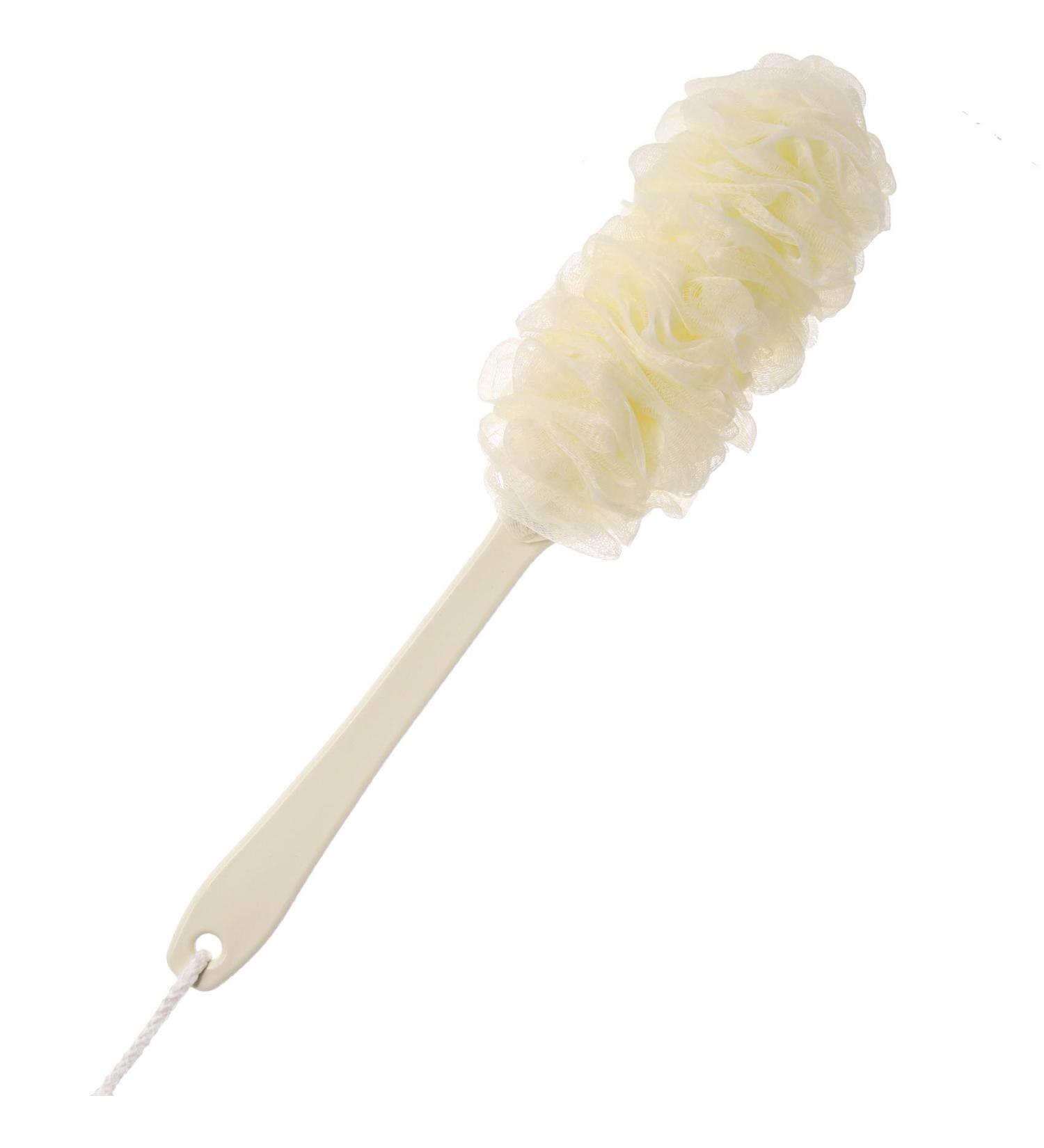 Long Handle Back Scrubber - Soft Nylon Mesh Bath Brush for Exfoliating, Men and Women - Shower Back Loofah Cleaner - Buy Online on GoSupps.com