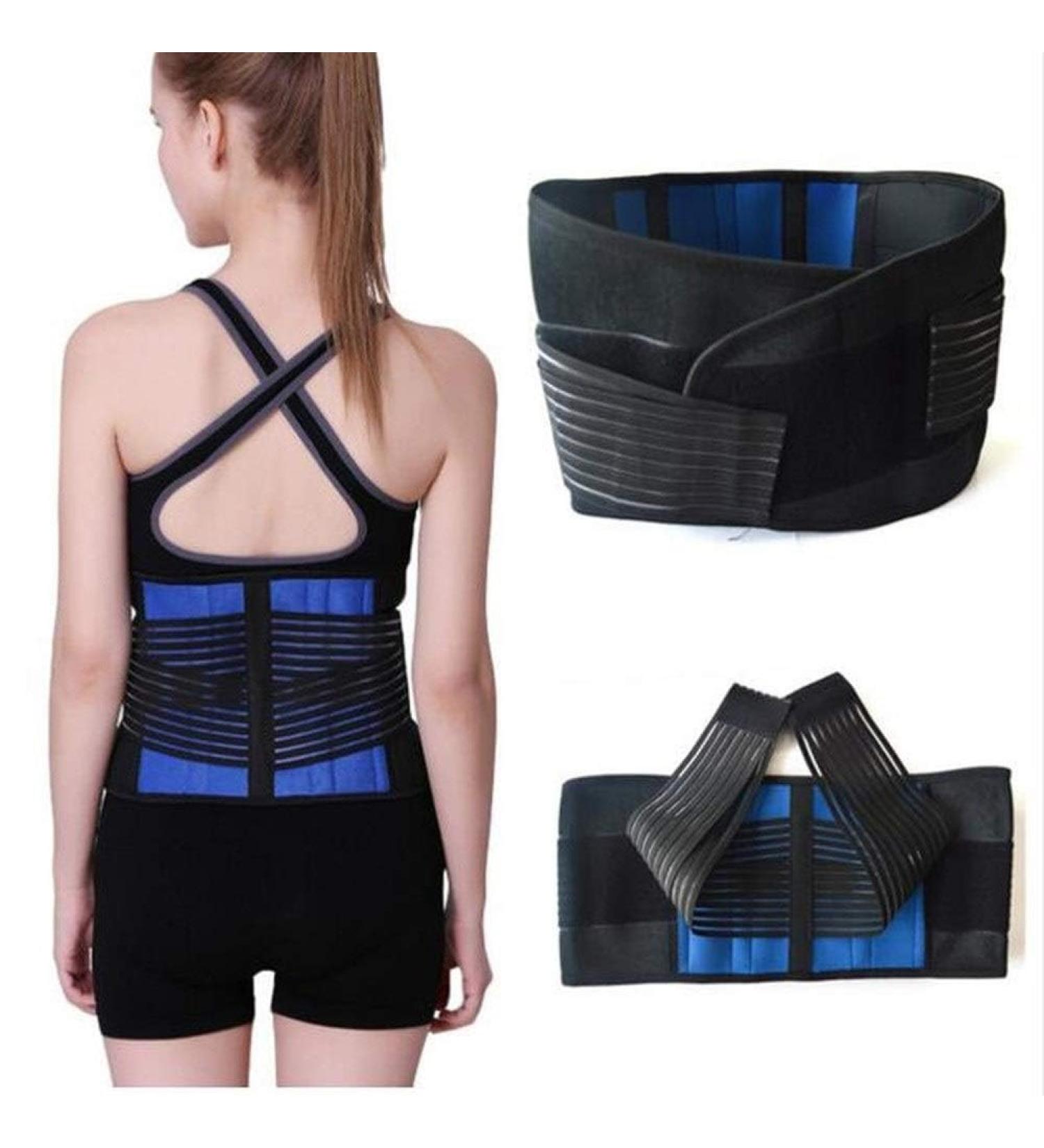 Buy 5XL 6XL Lower Back Support Brace | Posture Corrector & Lumbar Decompression Belt for Pain Relief - Large Blue - 2024 - Buy Online on GoSupps.com