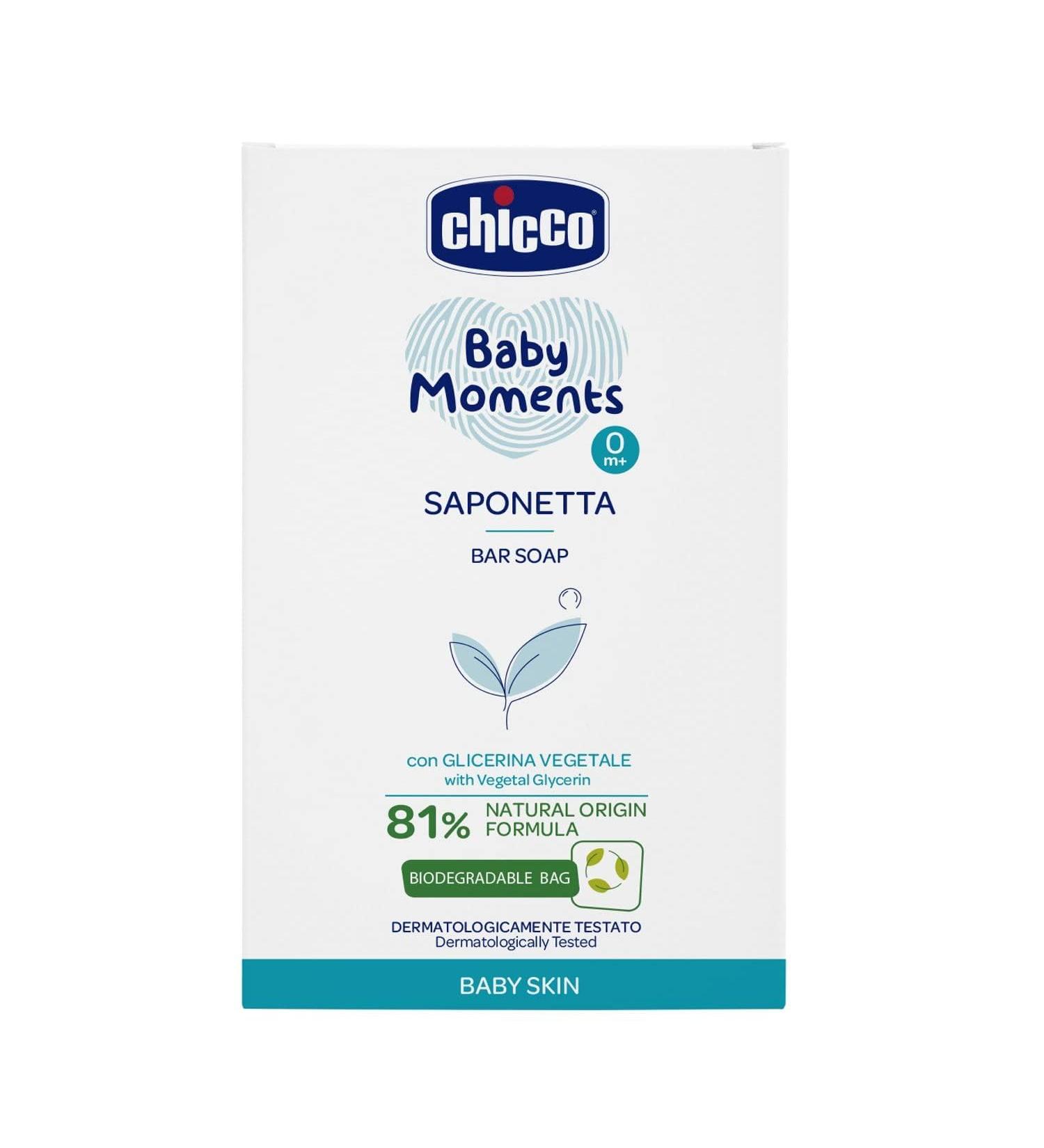  Chicco Chicco Baby Moments Soap 100 grams - Buy Online on GoSupps.com