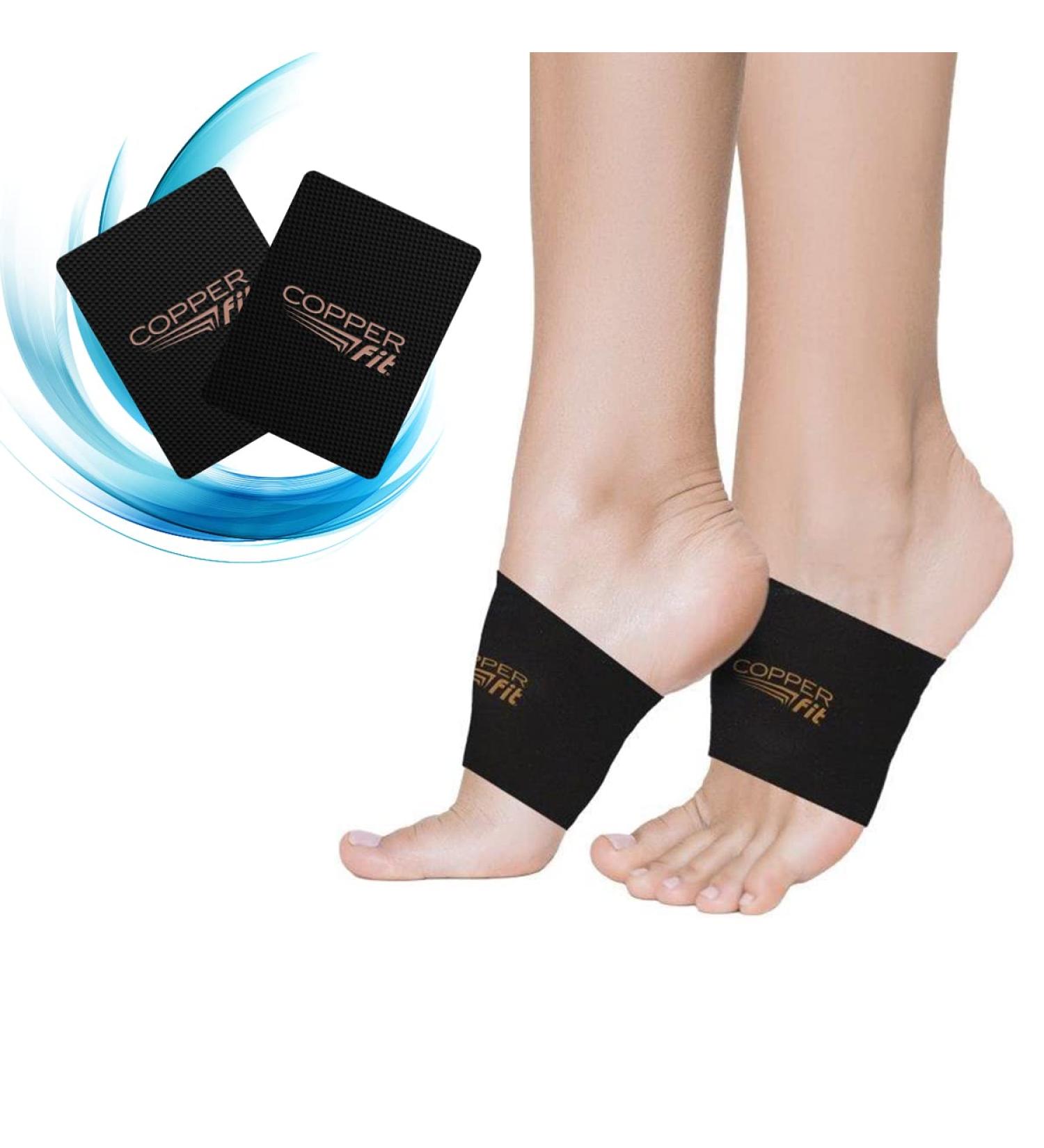 Copper Fit Arch Relief Compression Bands - Black | Unisex Health Support - Buy Online on GoSupps.com