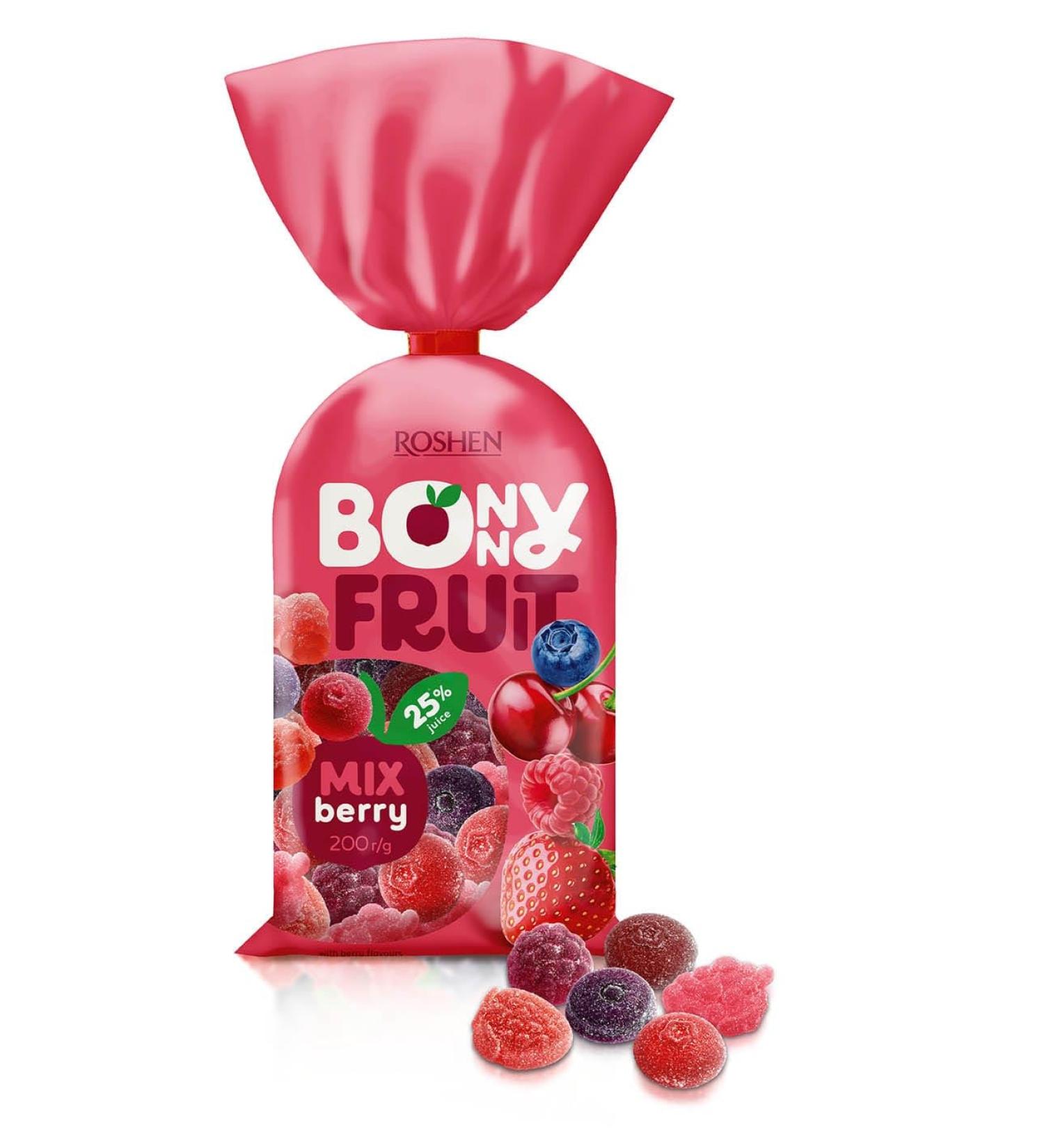 ROSHEN Roshen Bonny Fruit Jelly Candies Berry Mix 200g