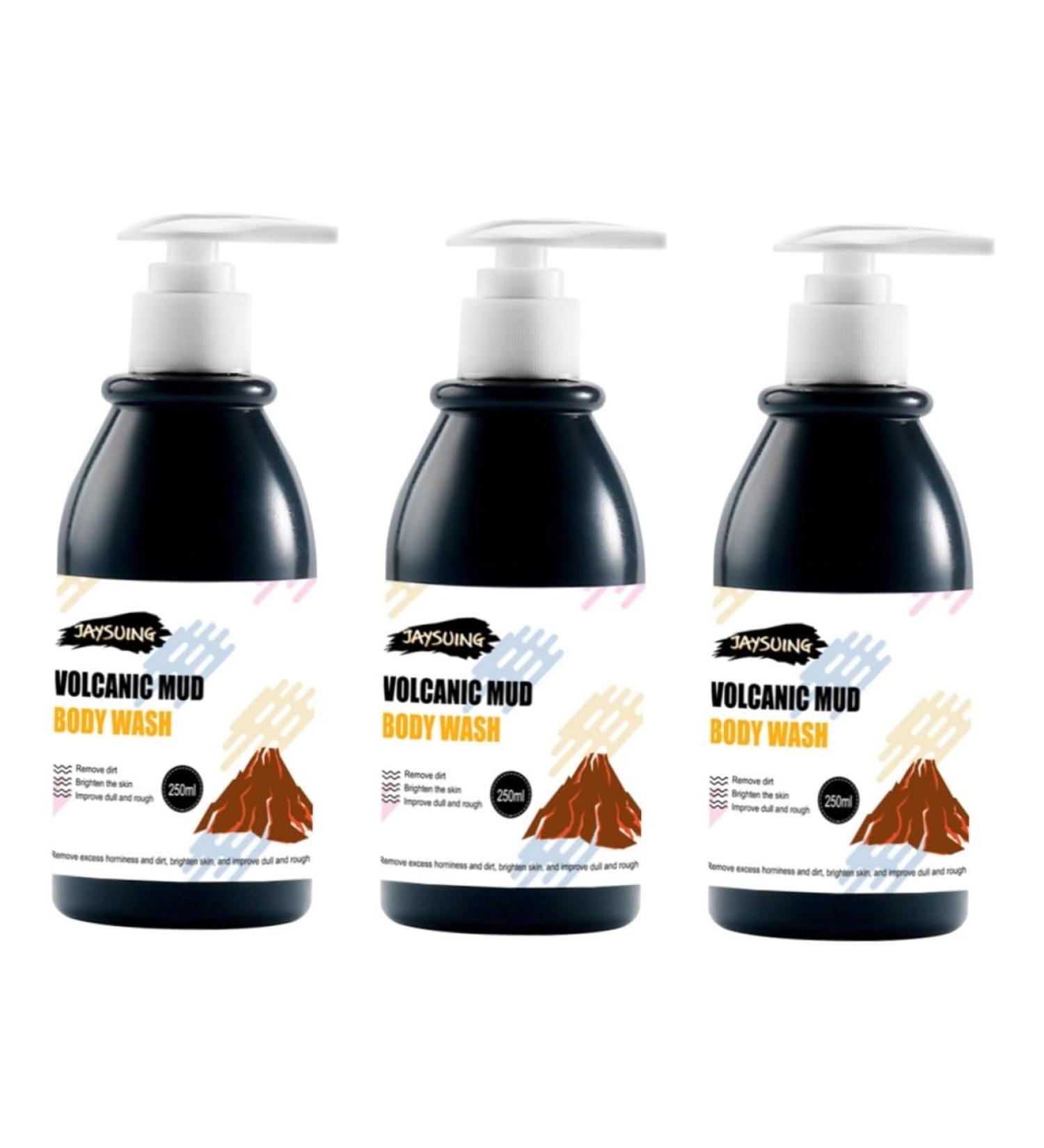 FRCOLOR 3 Pcs Charcoal Exfoliating Body Wash - Deep Cleansing & Skin Repair Cream for Men - International Shipping Available - Buy Online on GoSupps.com