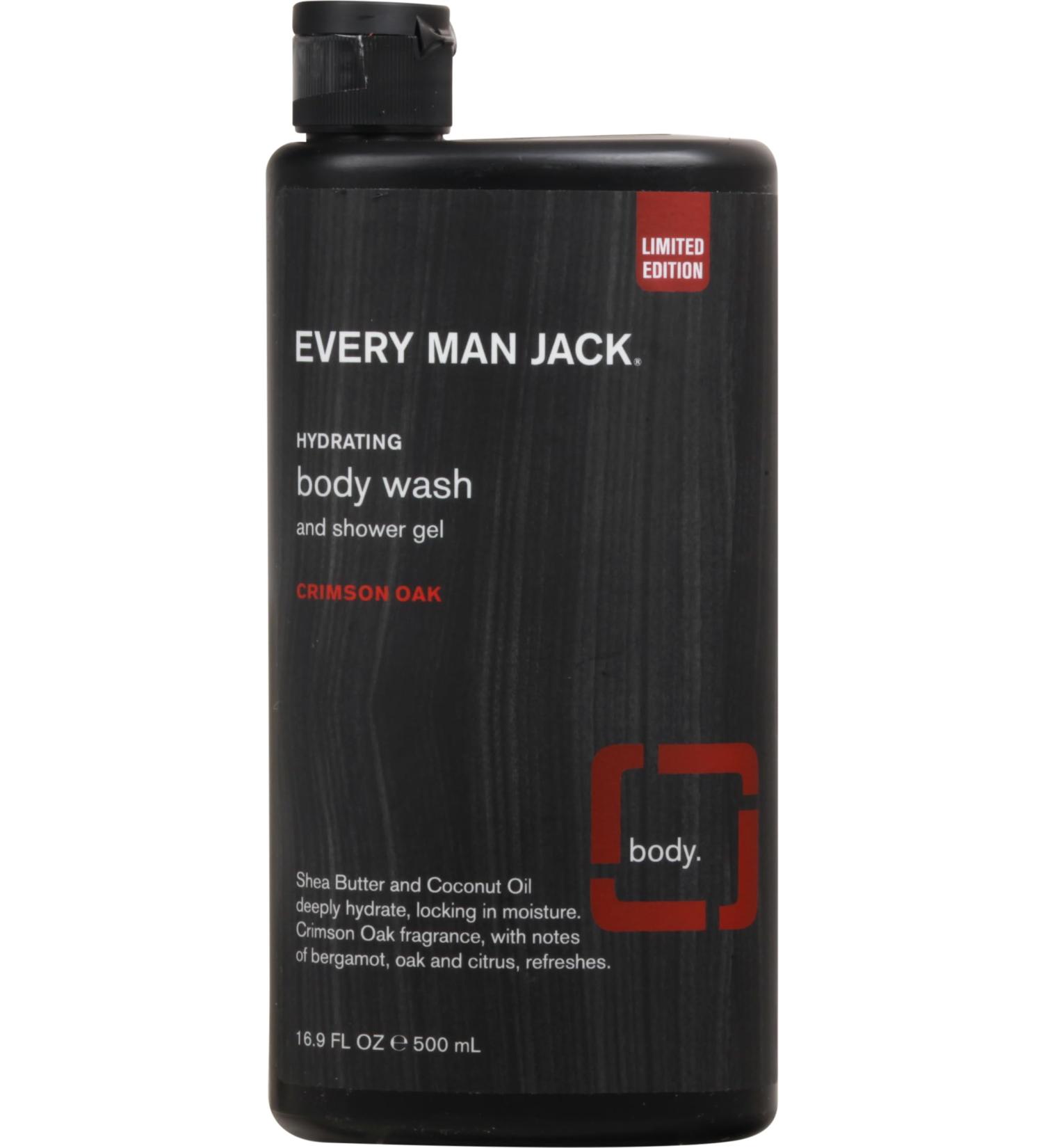 EVERY MAN JACK Crimson Oak Body Wash 16.9 FZ