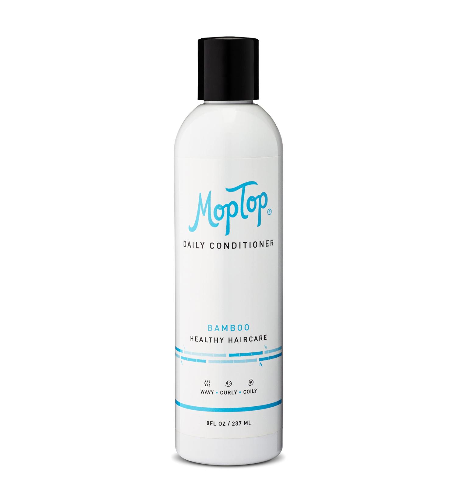 MopTop Daily Conditioner - Natural Hair Moisturizer with Aloe Sea Botanicals & Honey | Reduces Frizz & Color Safe | Ideal for Curly Wavy Thin & Coily Hair (8 oz - Buy Online on GoSupps.com