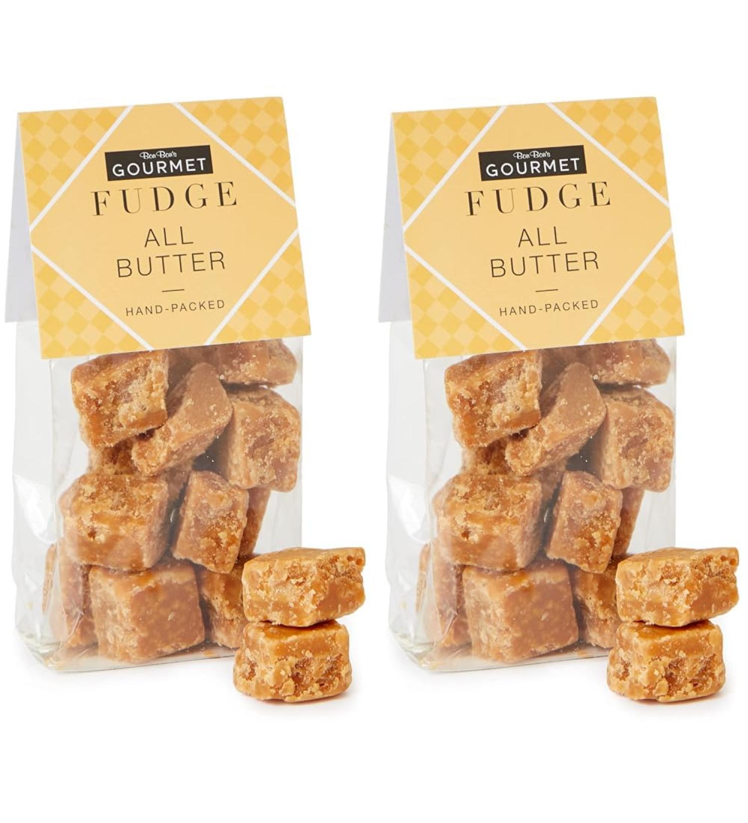 Bon Bons Gourmet All Butter Fudge - Artisanal Small Batch Production Hand Packaged Premium Quality Ingredients Delicious Flavour Great Gift Idea Luxury Confectionery Vegetarian - 150 g Pack - Buy Online on GoSupps.com