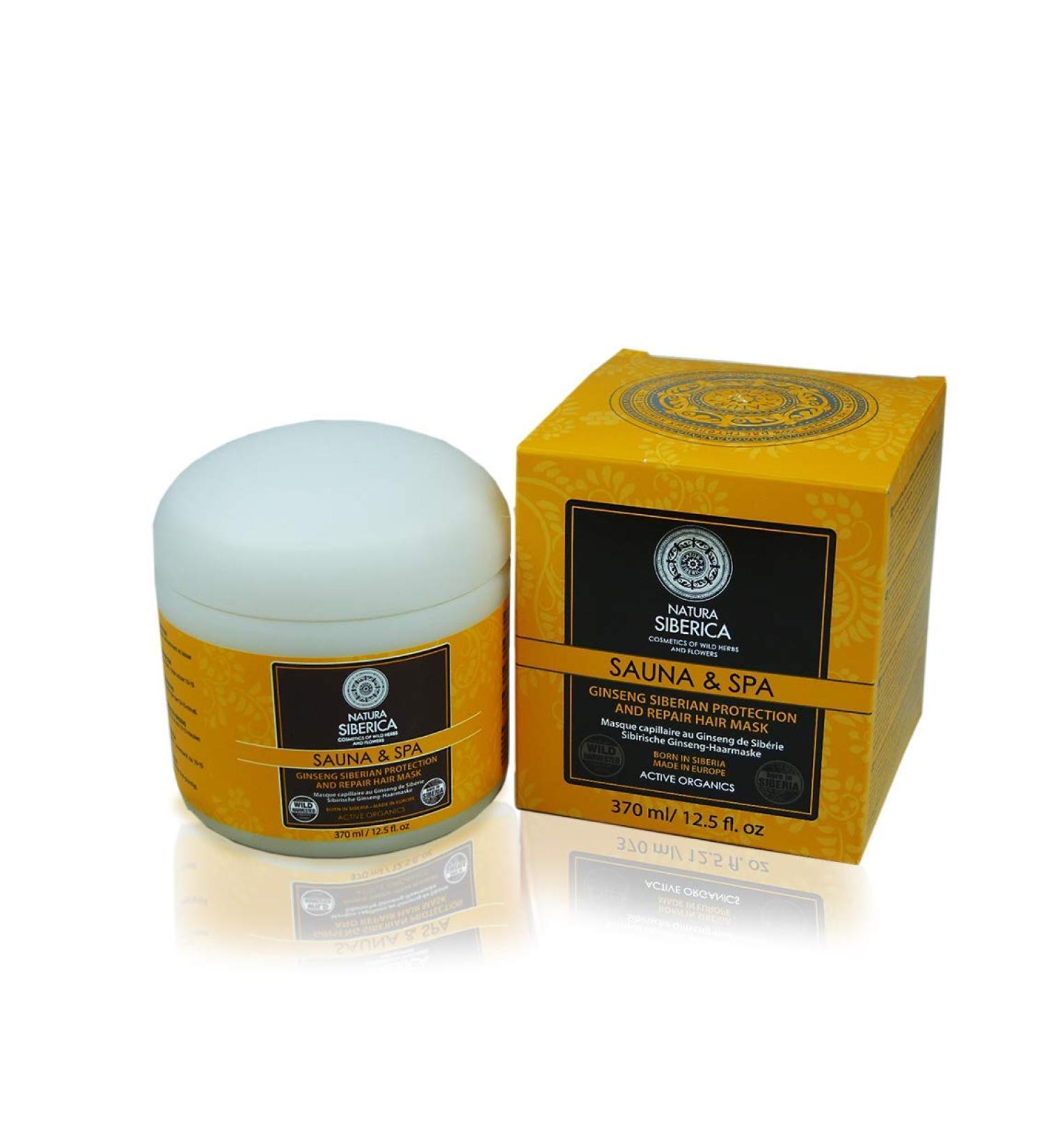Natura Siberica Hair Mask with Siberian Ginseng - 370ml | Nourish & Revitalize Your Hair | International Shipping Available - Buy Online on GoSupps.com