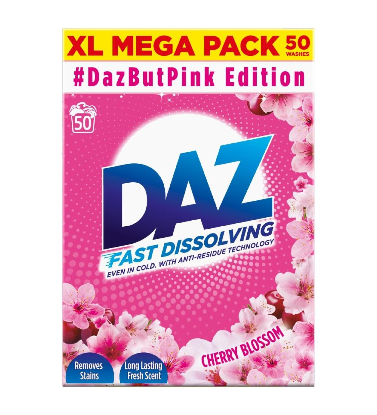 Daz Cherry Blossom Washing Powder 50washes 3kg