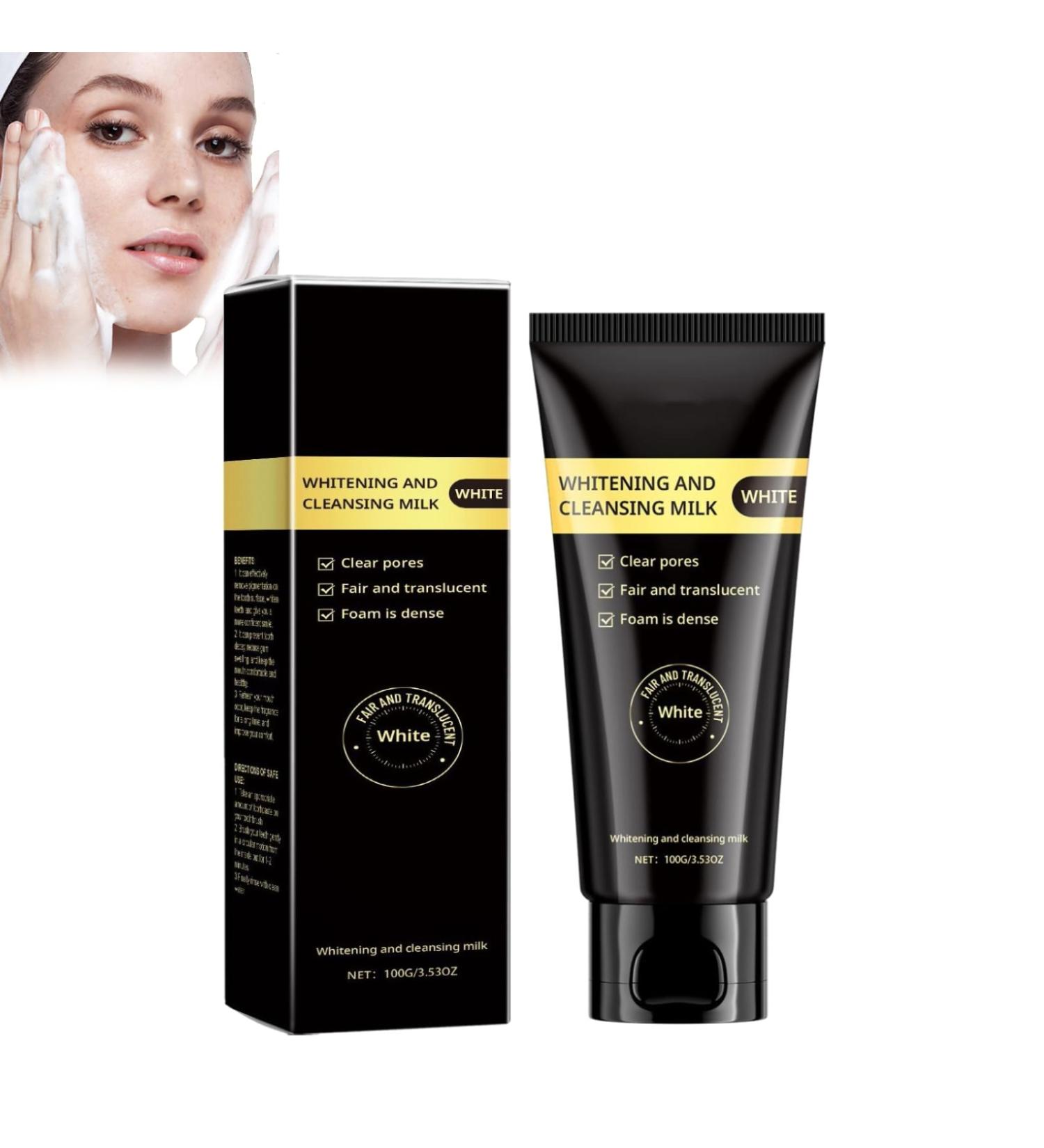 Niacinamide Whitening Cleanser Natural Moisturizing Brightening Cleansing Milk Niacinamide Whitening Cleanser For Facial Cleansing And Oil Control Niacinamide Purifying Whitening Cleanser (1PC) - Buy Online on GoSupps.com