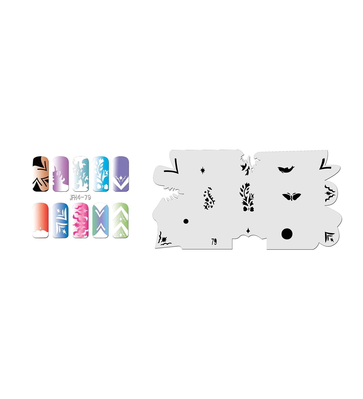 Fingernail stencil (airbrush nail art) Fengda JFH04-079