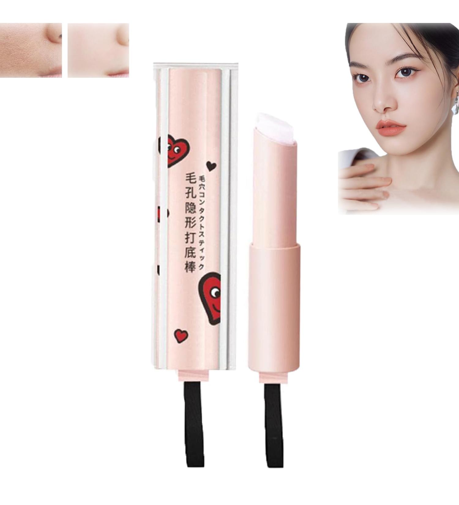 Statisticalt New Magical Pore Eraser Waterproof Face Primer Stick Statisticalt Pore Primer Stick Lightweight Blur Pore Eraser Stick Pore Eraser Stick Hydrating Matte for All Skin (1PC) - Buy Online on GoSupps.com