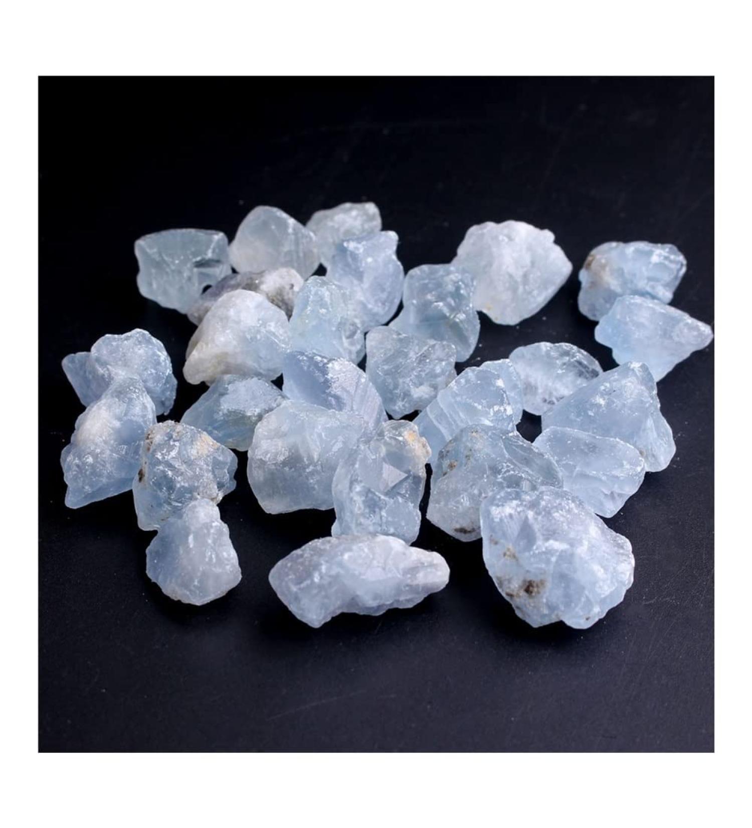 Crystal Rough Natural Blue Celestite Crystal Rockstone Minerals Specimen Reikihealing Gemstone Home Aquarium Decor Suitable for Home (Color : 100g Blue Celestite) - Buy Online on GoSupps.com