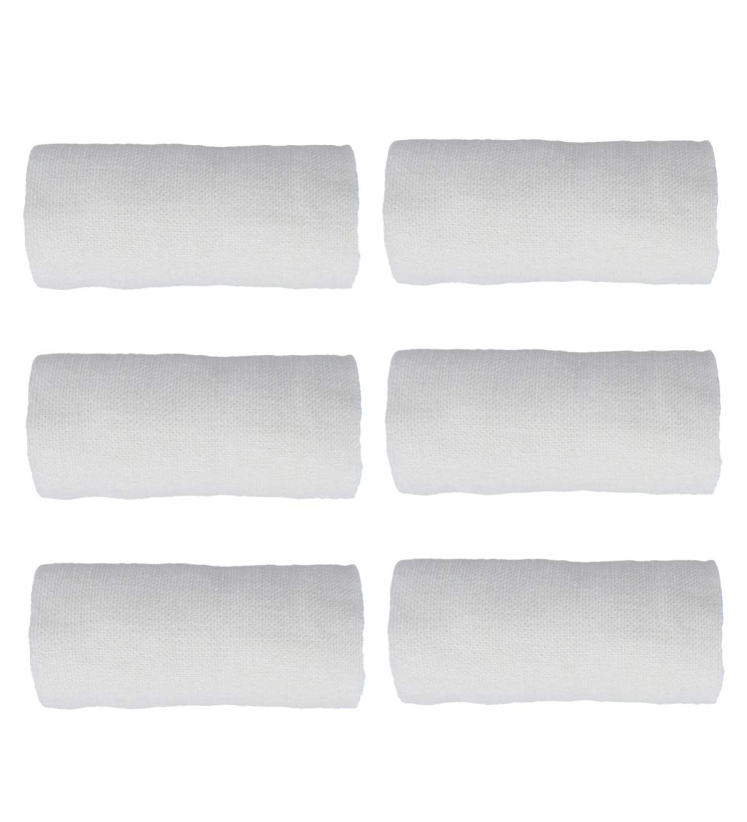 Milisten 6 Roll Cotton Injury Wrap - Elastic Gauze Tape for Foot Pain Relief | First Aid & Compression Wrap - Buy Online on GoSupps.com