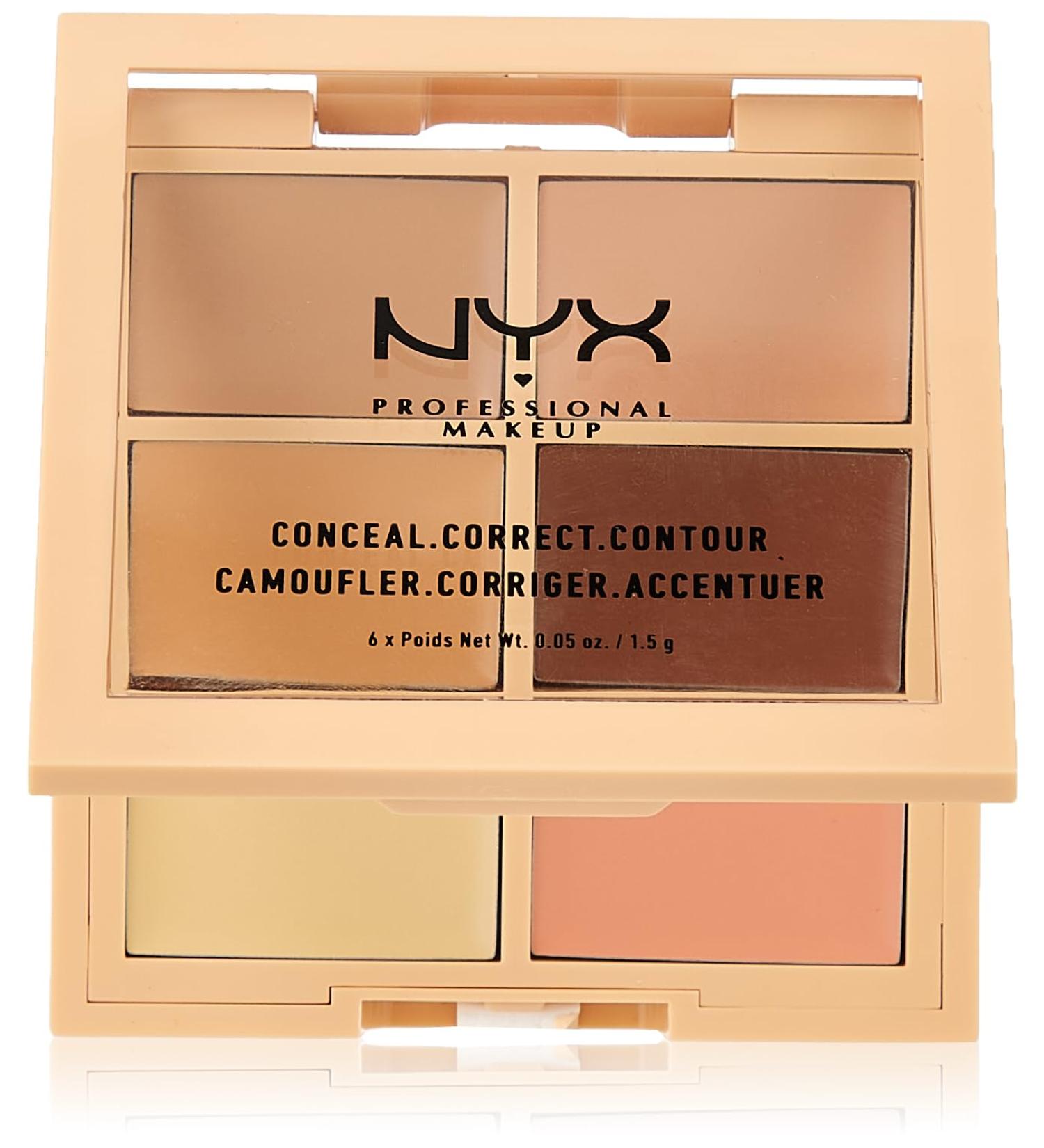 Buy NYX Concealer 3C Palette - Conceal Correct Contour Light 01 (9g) | International Shipping Available - Buy Online on GoSupps.com