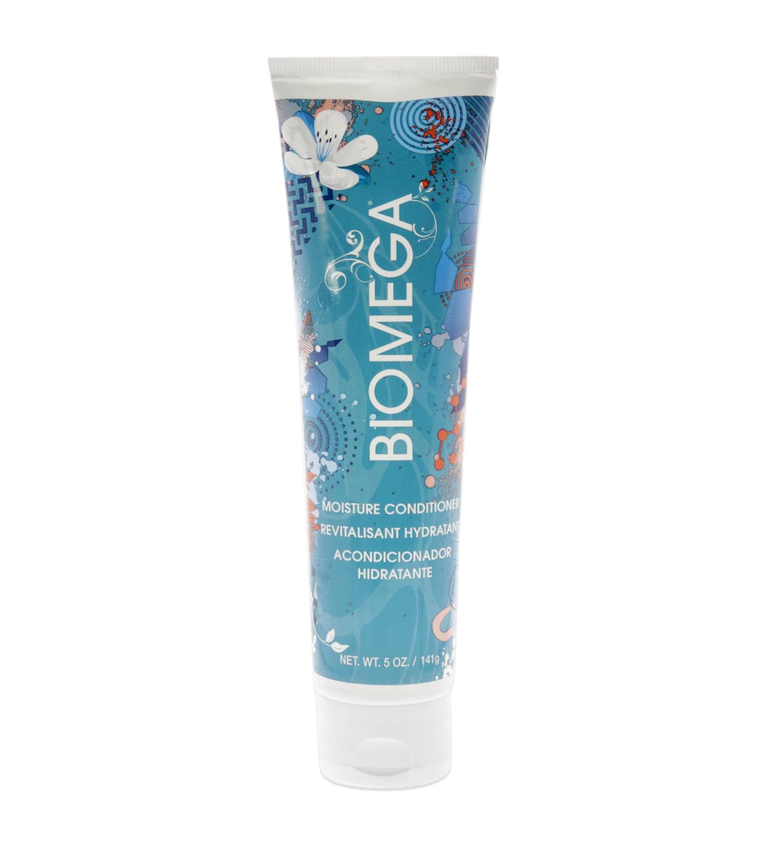 BIOMEGA Moisture Conditioner with Hydrating Moisturizers, Keratin, & Repairs Dry Hair - 5 Ounce - Buy Online on GoSupps.com