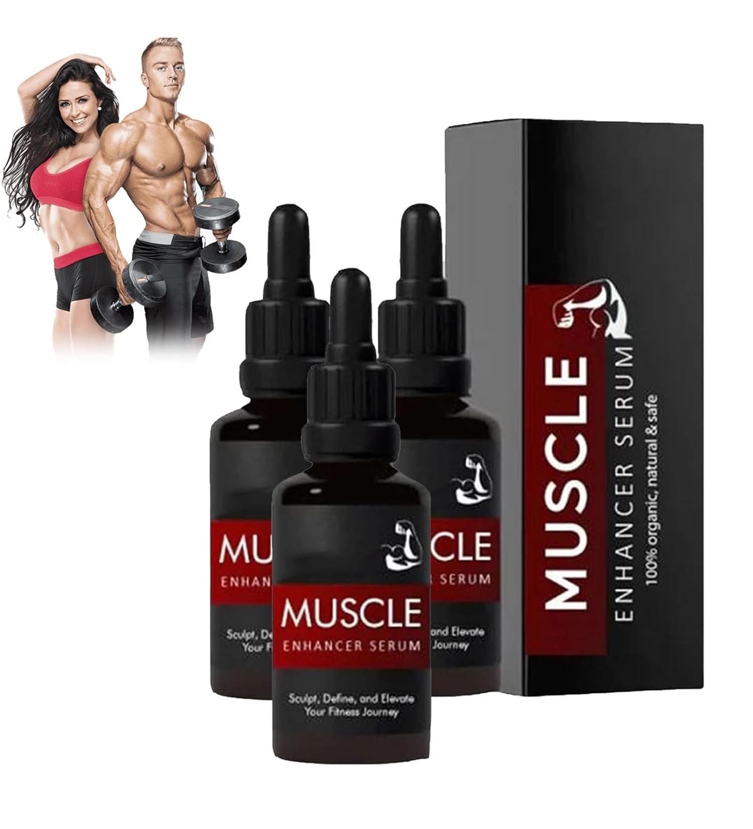 Buy Aexzr Muscle Enhancer Serum - 30ml Full Body Muscle Growth Serum for Men & Women (3PCs) | Boost Muscle Building & Performance - Buy Online on GoSupps.com