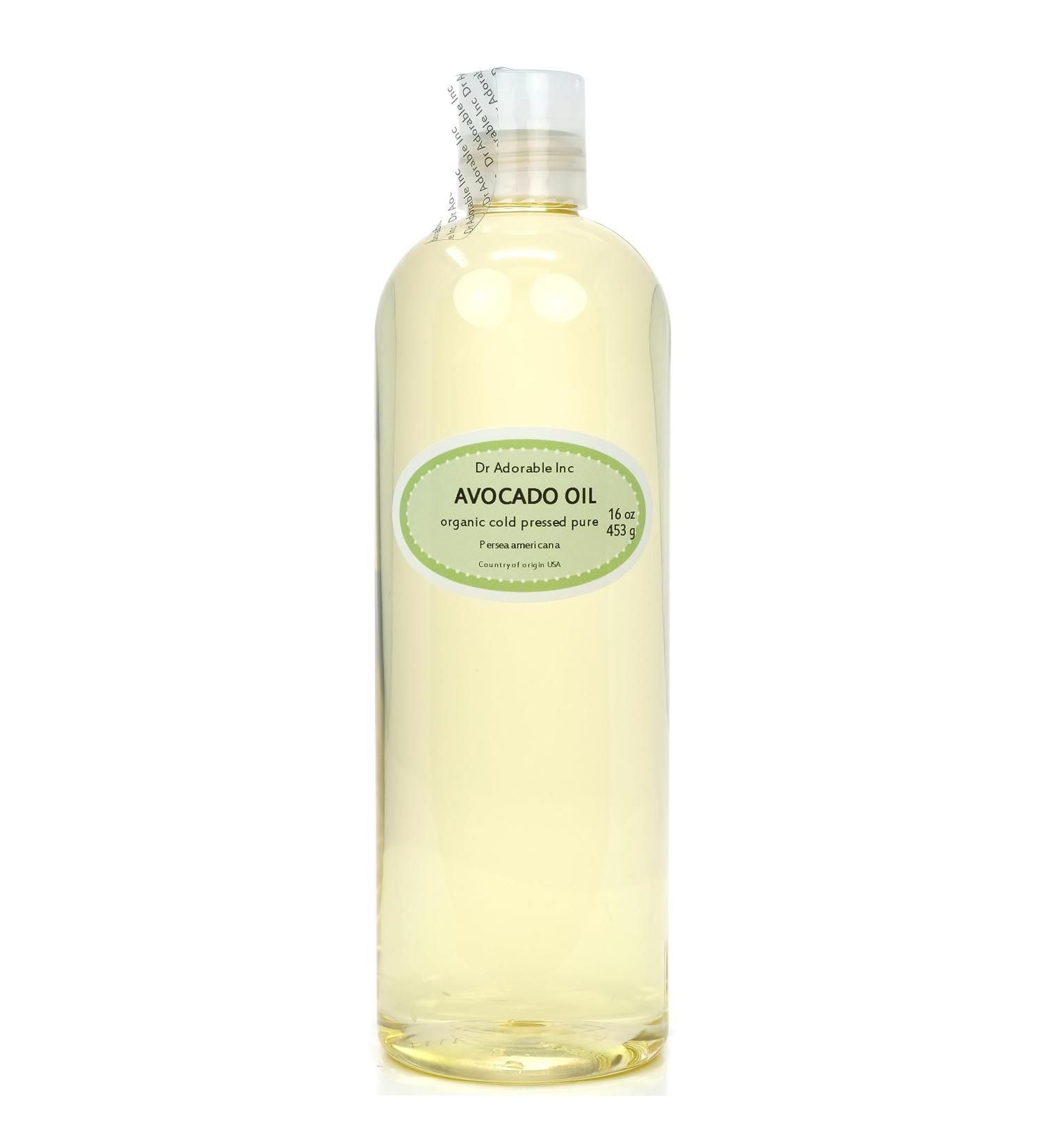 Dr Adorable - 16 oz - Avocado Oil - 100% Pure Natural Organic Cold Pressed - Buy Online on GoSupps.com
