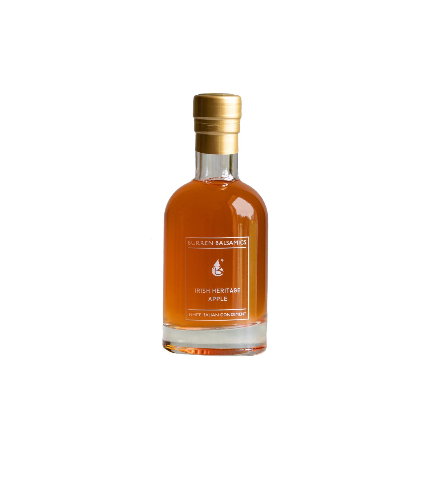 Burren Balsamics Irish Heritage Apple Infused White Balsamic Vinegar of Modena 100ml - Buy Online on GoSupps.com