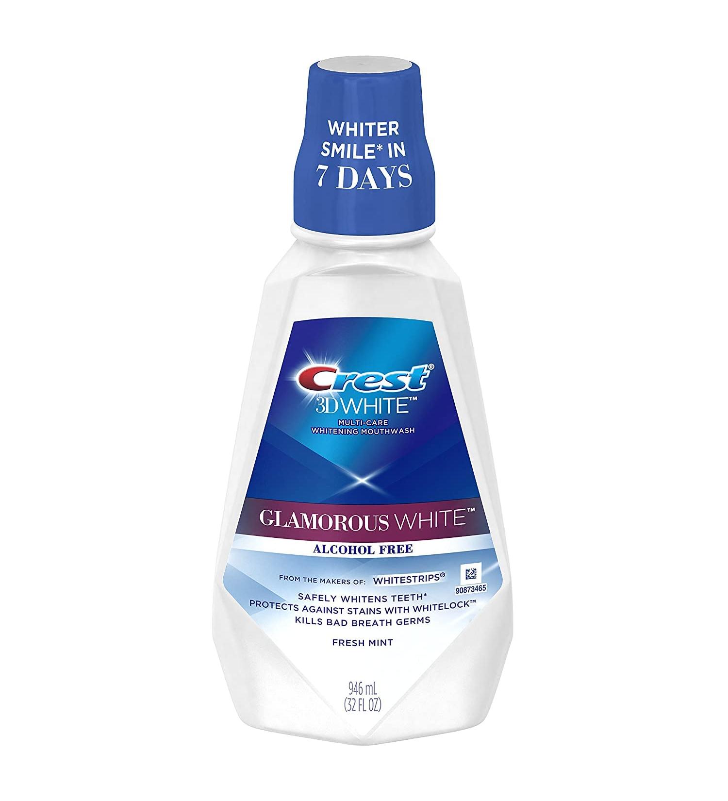 Crest 3D White Whitening Rinse Fresh Mint 32oz - Buy Online on GoSupps.com