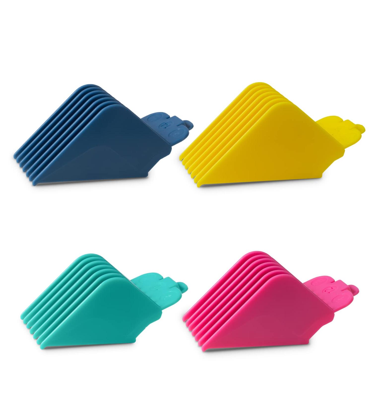 Professional Extra Long Hair Clipper Guards Set for Wahl Clippers - Color Coded Replacement Combs - Sizes 1.25, 1.5, 1.75, & 2 (#10, 12, 14, 16) - Buy Online on GoSupps.com