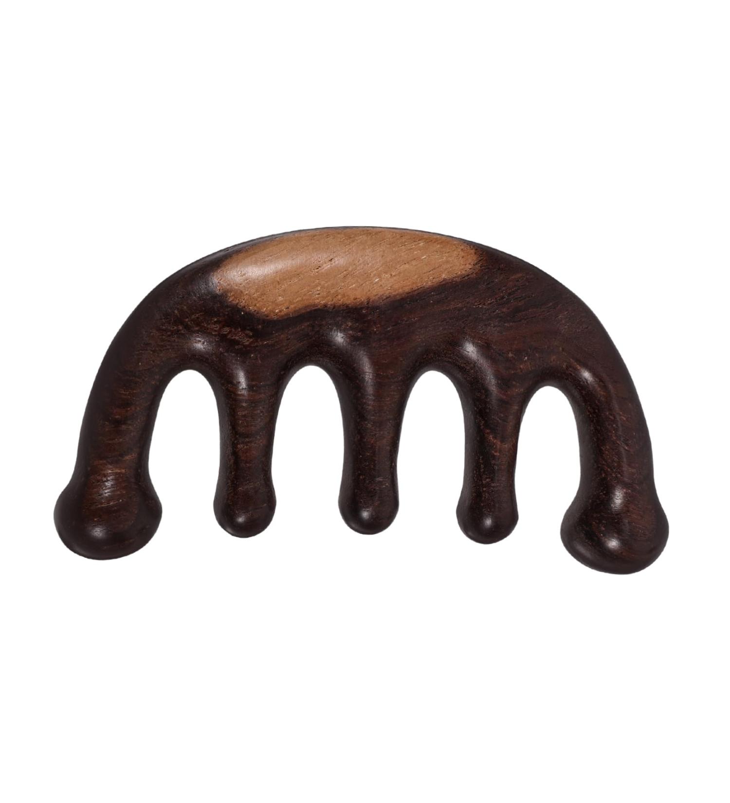 Beavorty Wooden Wide Tooth Massage Comb - Natural Hair & Scalp Tool for Healthy Hair Care - Buy Online on GoSupps.com