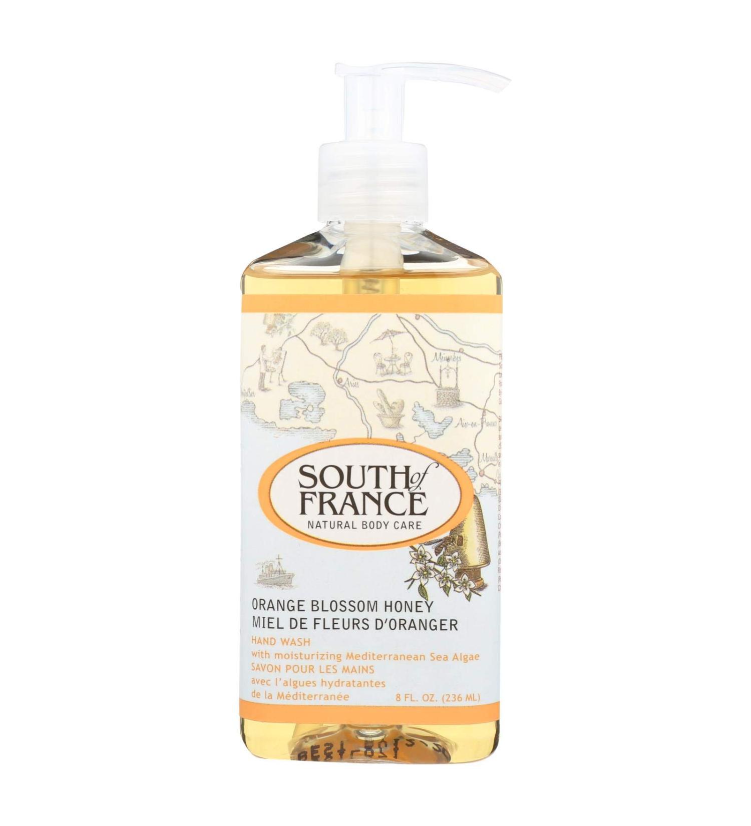 South of France Hand Wash - Orange Blossom Honey - 8 oz